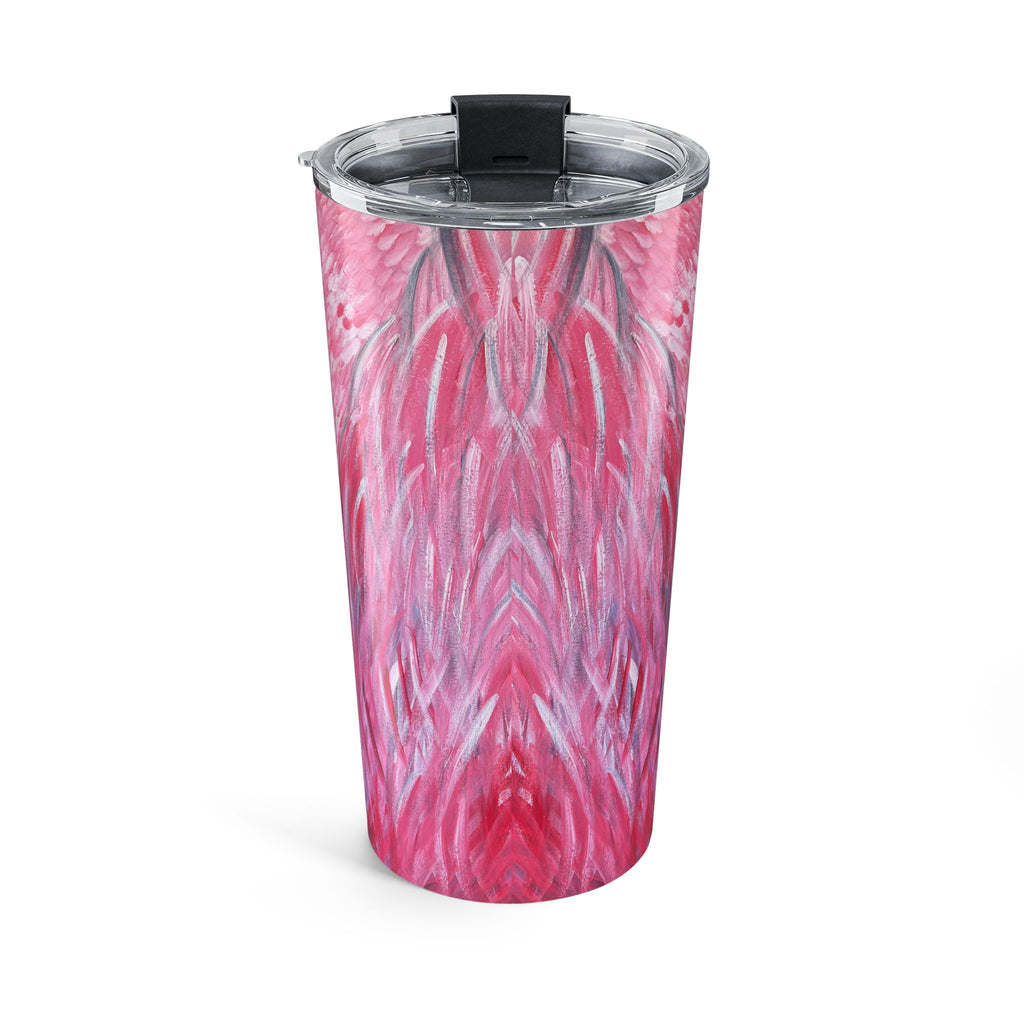 Feathered Grace 20oz Artistic Tumbler - Perfect Hand Painted Gift