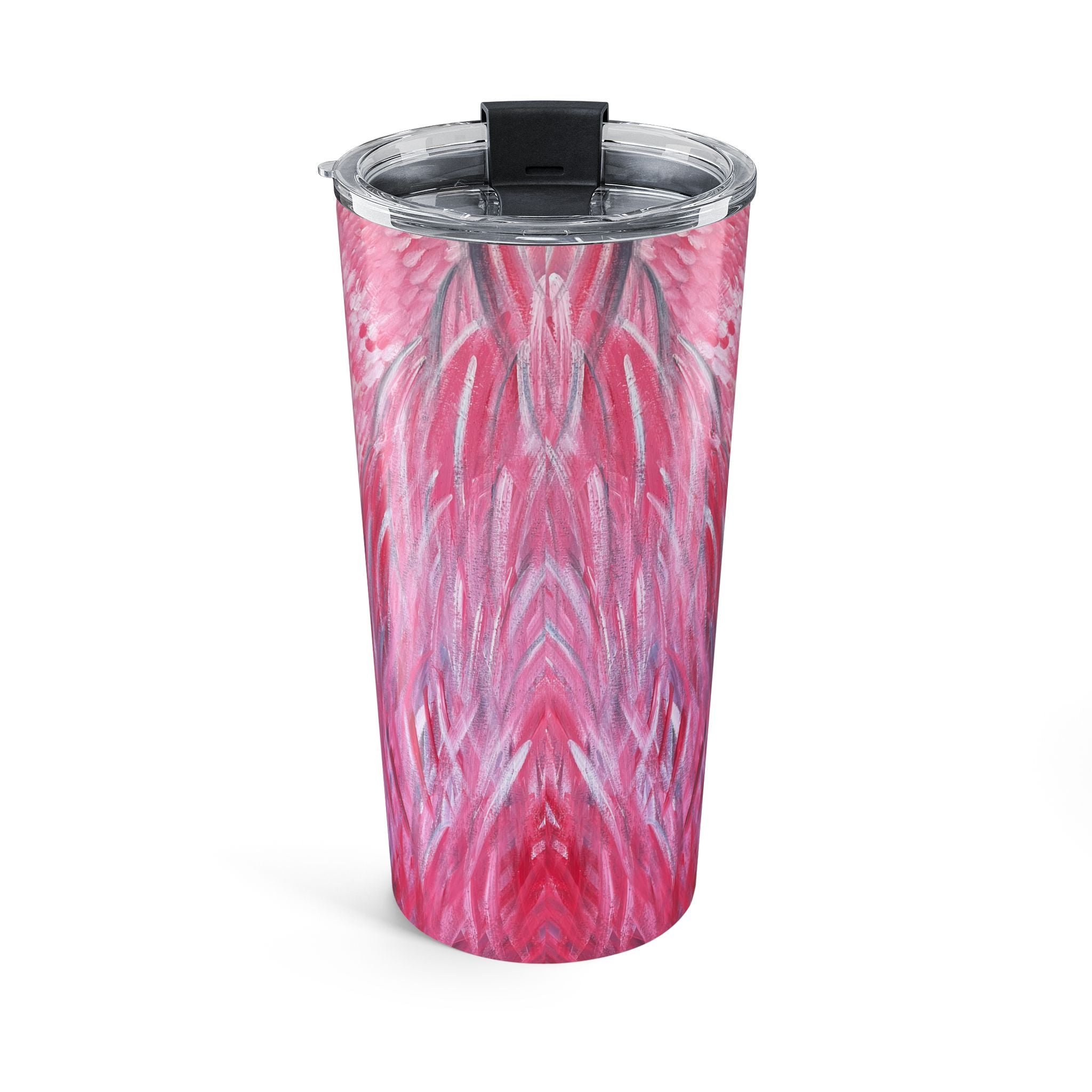 Feathered Grace 20oz Artistic Tumbler - Perfect Hand Painted Gift