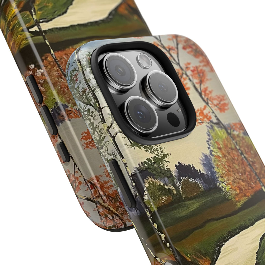 Whispering Birches Phone Case - Hand Painted Unique Designs