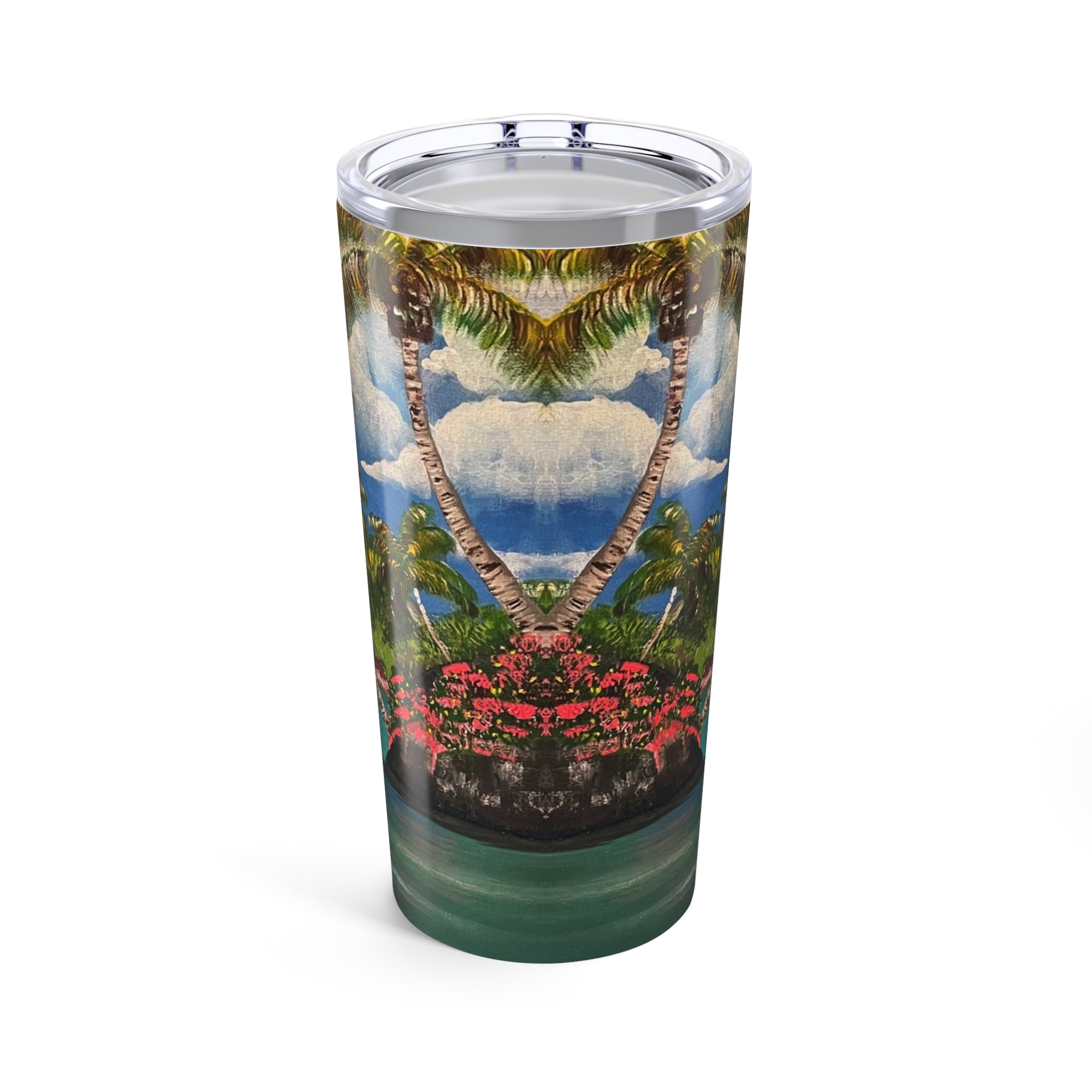 Blooming Paradise 20oz Hand Painted Design
