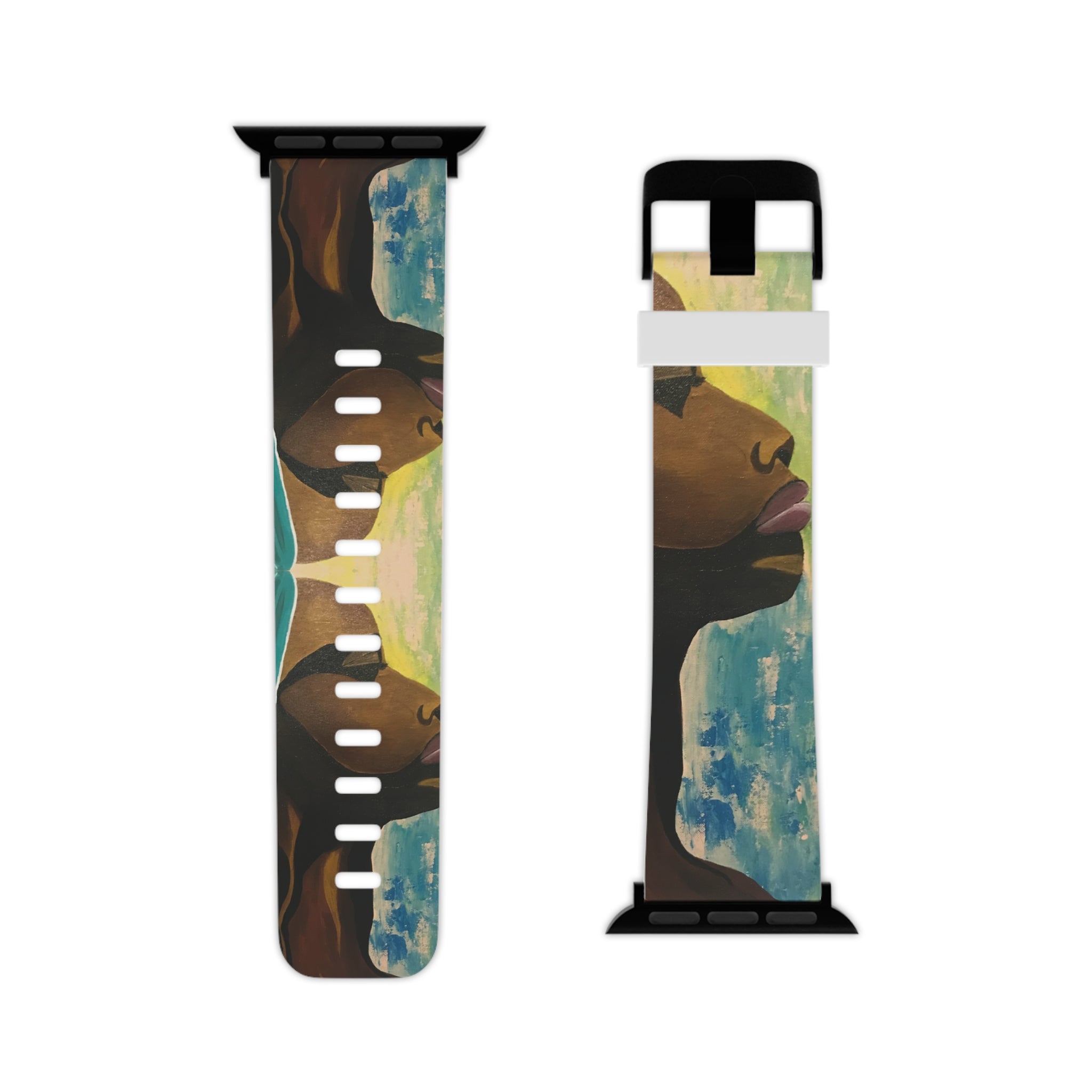 Hues of Heritage Hand Painted Watch Bands