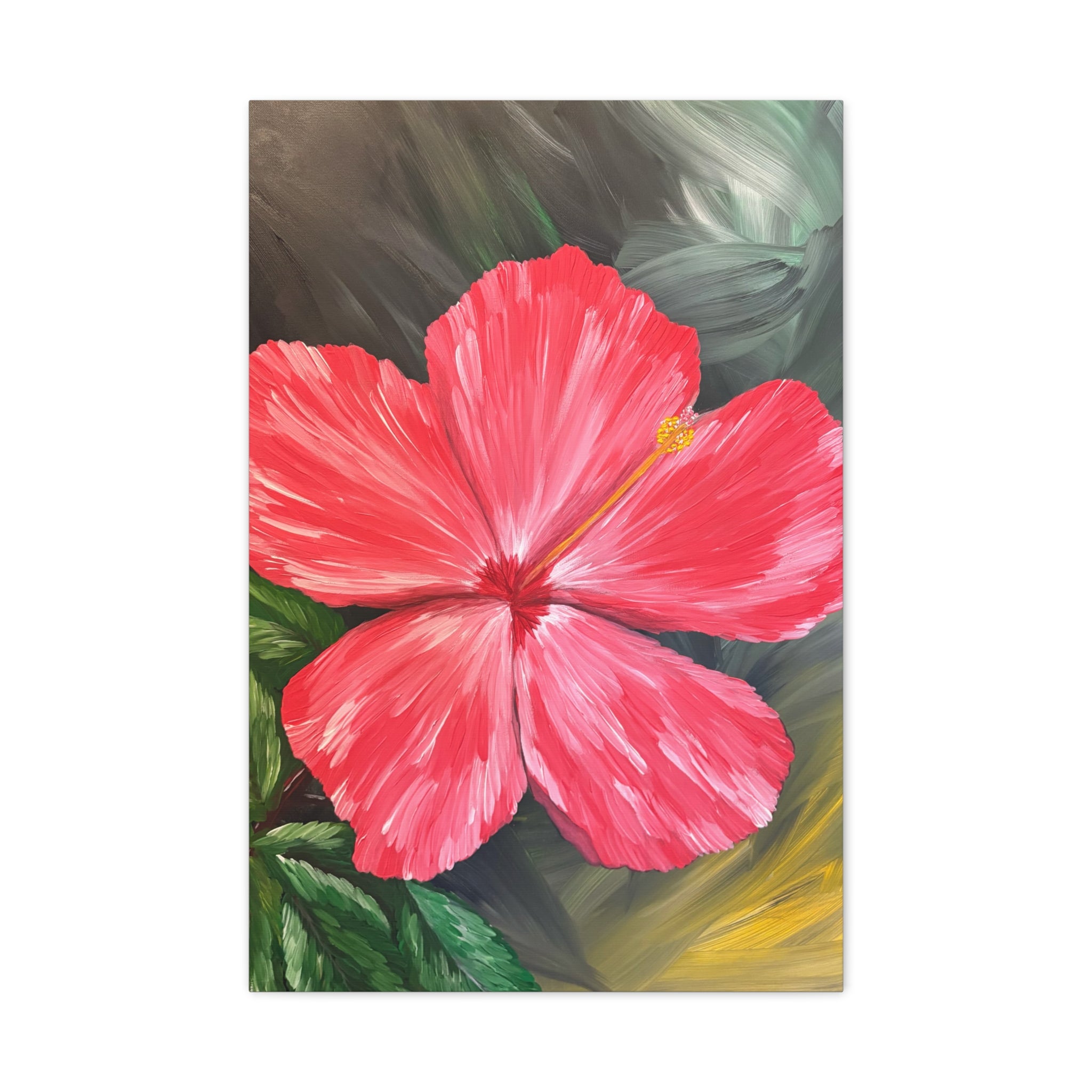 Hibiscus Hues Canvas Wall Art