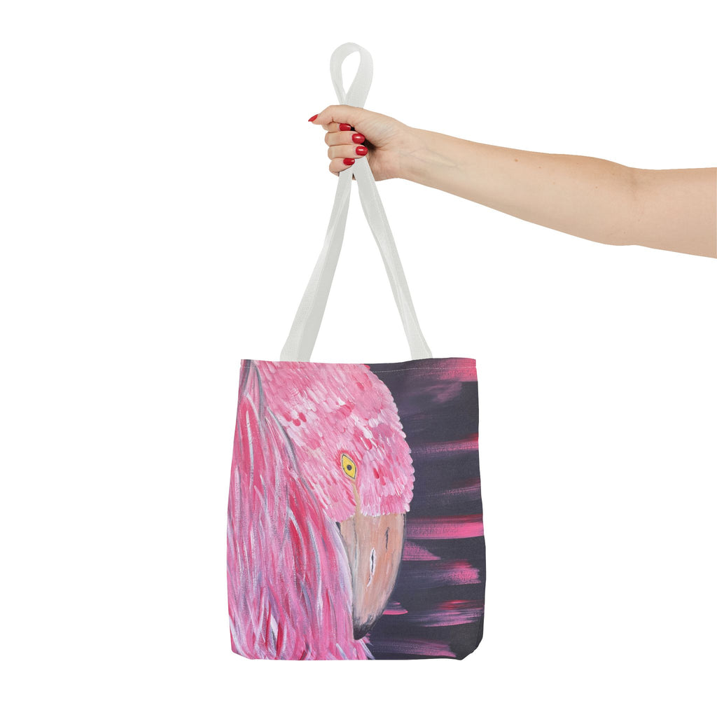 Feathered Grace Hand Painted Tote Bag