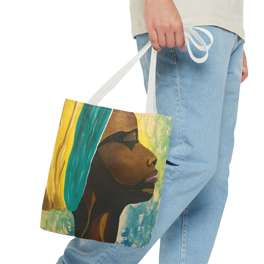 Hues of Heritage Hand Painted Tote Bag