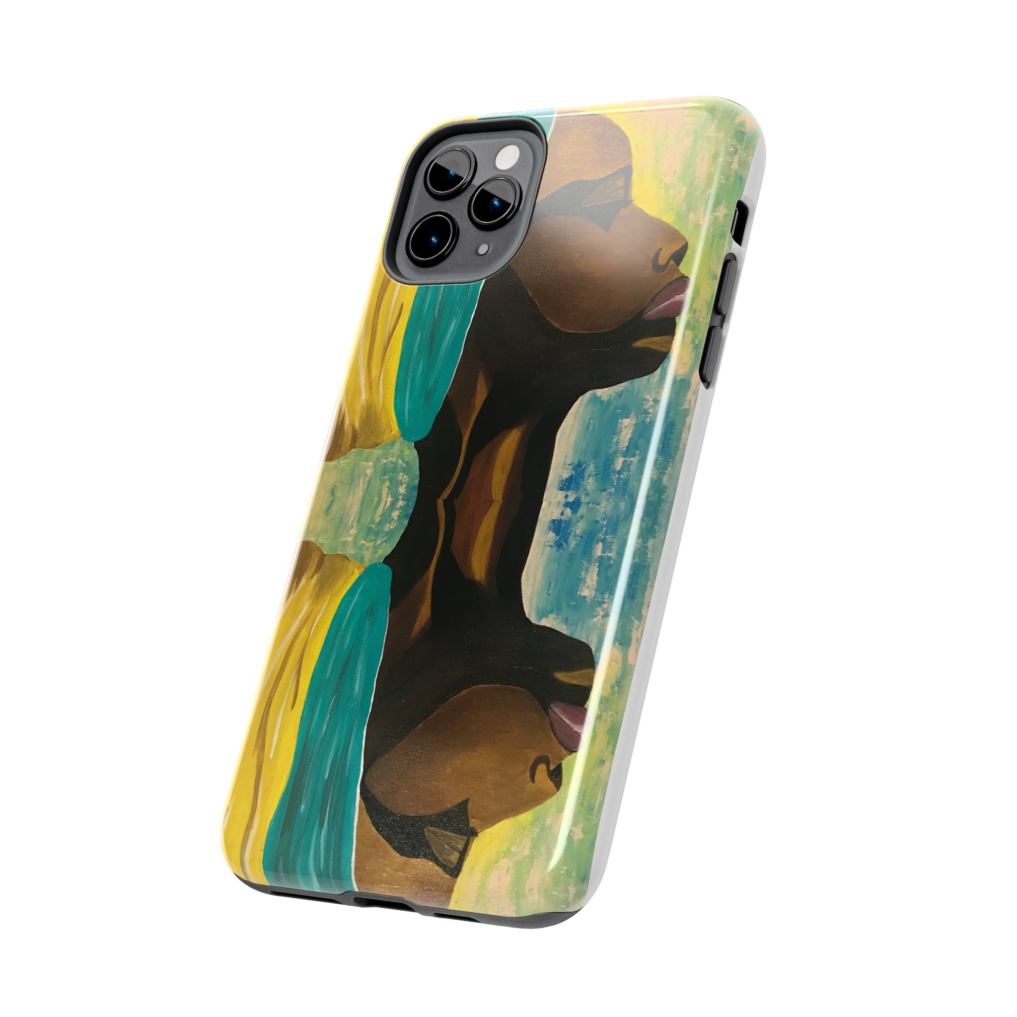 Hues of Heritage Phone Case Hand Painted