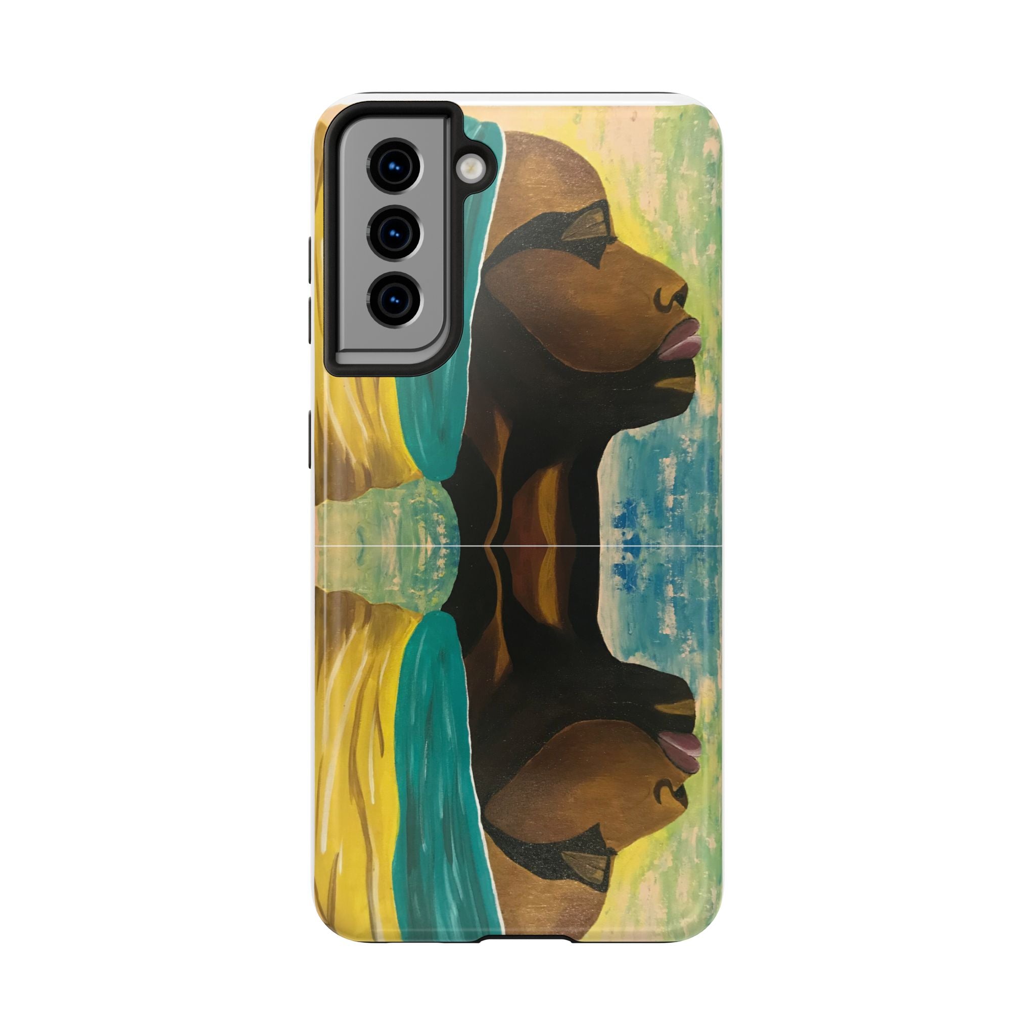 Hues of Heritage Phone Case Hand Painted