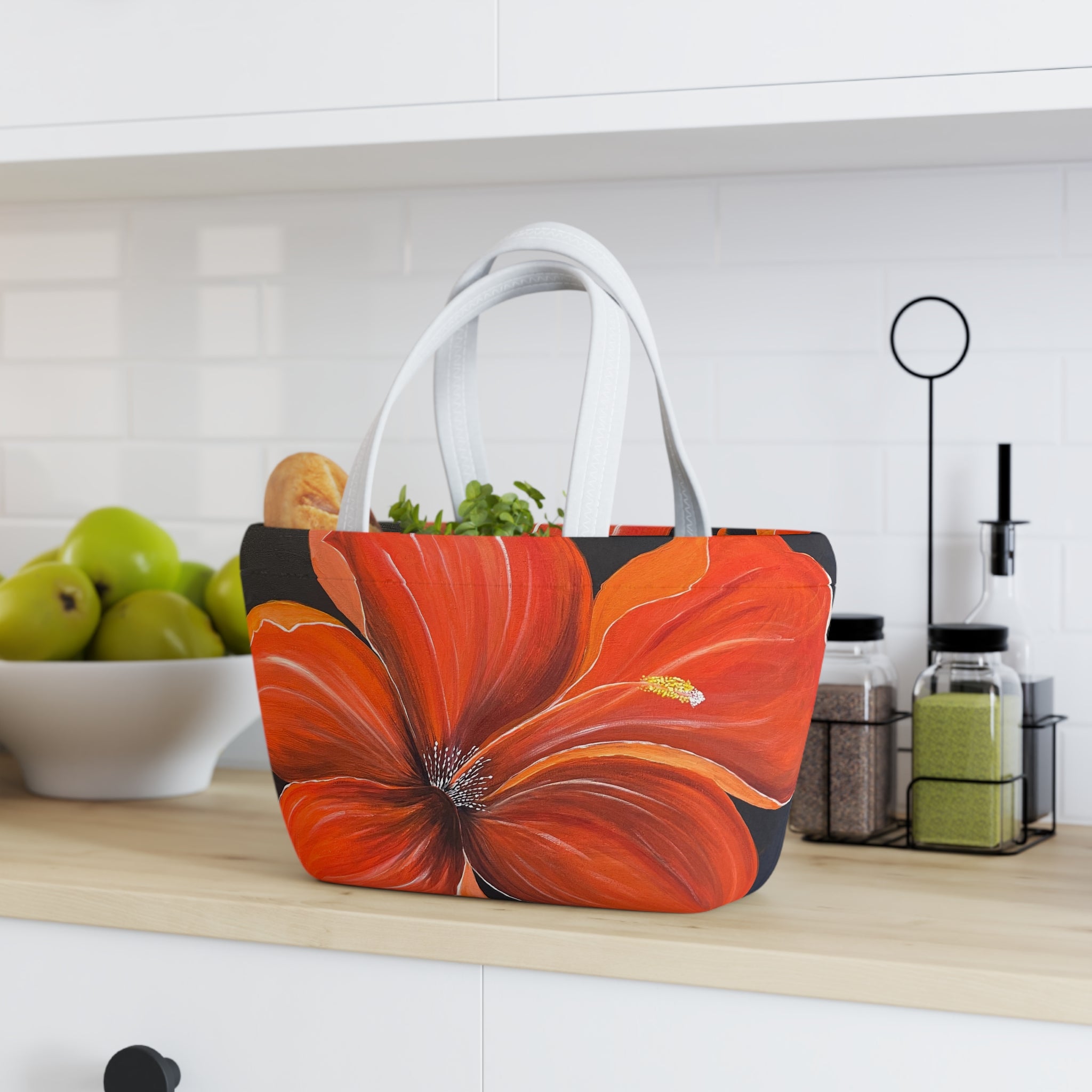 Scarlet Veil Insulated Lunch Bag