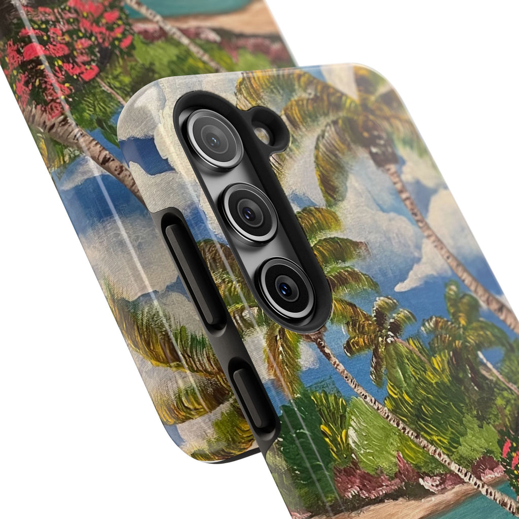 Blooming Paradise Phone Case Hand Painted Unique Designs