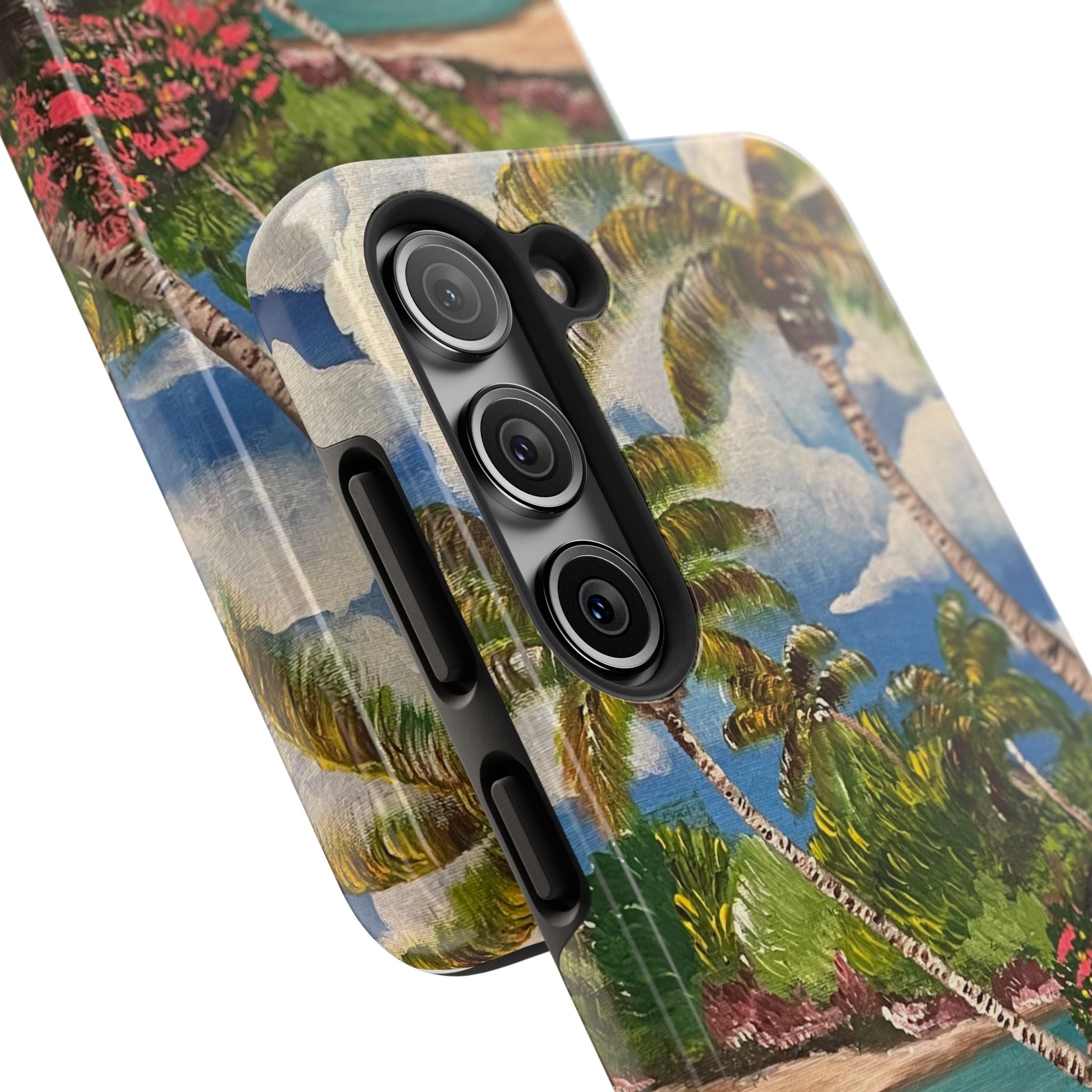 Blooming Paradise Phone Case Hand Painted Unique Designs