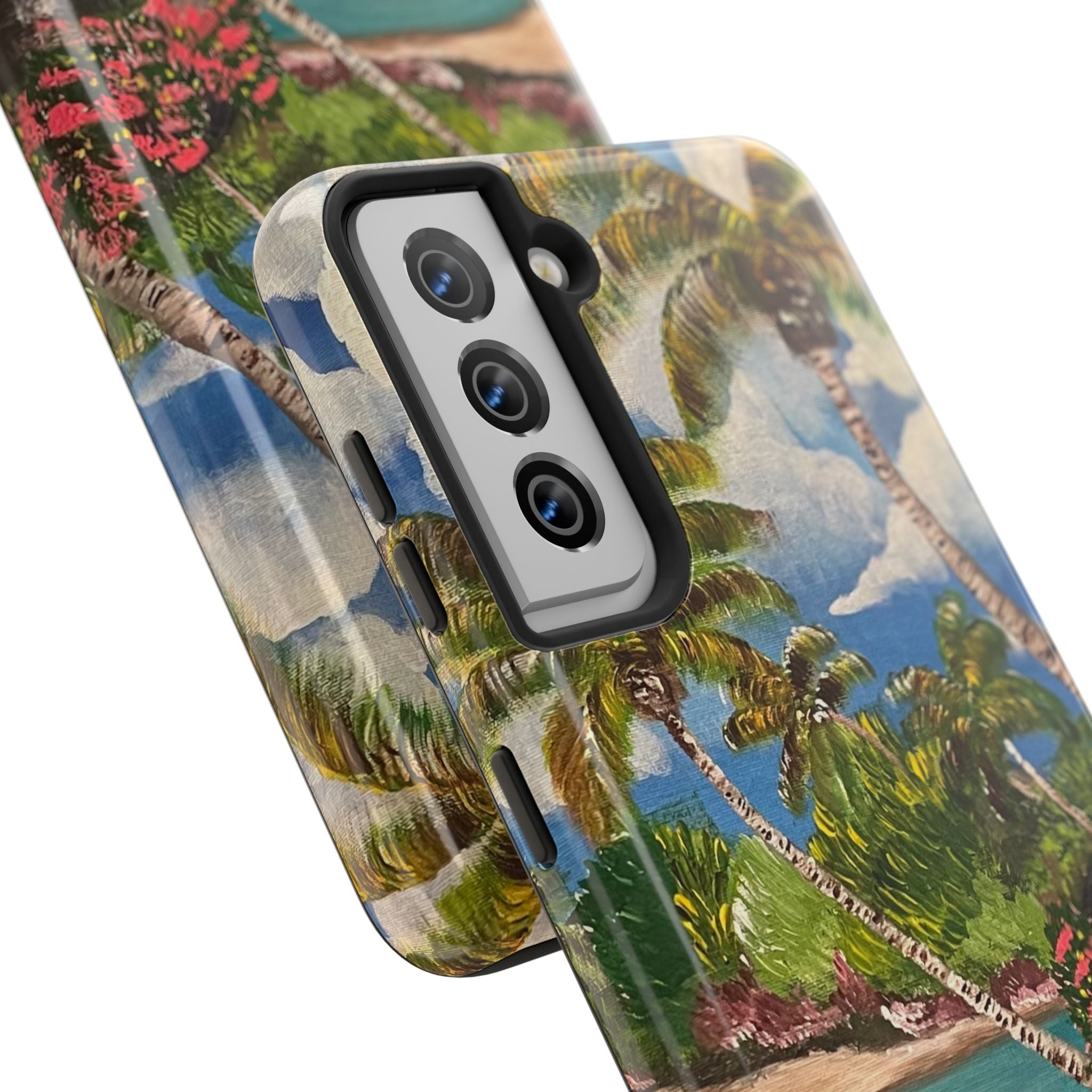 Blooming Paradise Phone Case Hand Painted Unique Designs