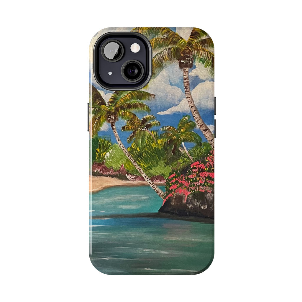 Blooming Paradise Phone Case Hand Painted Unique Designs
