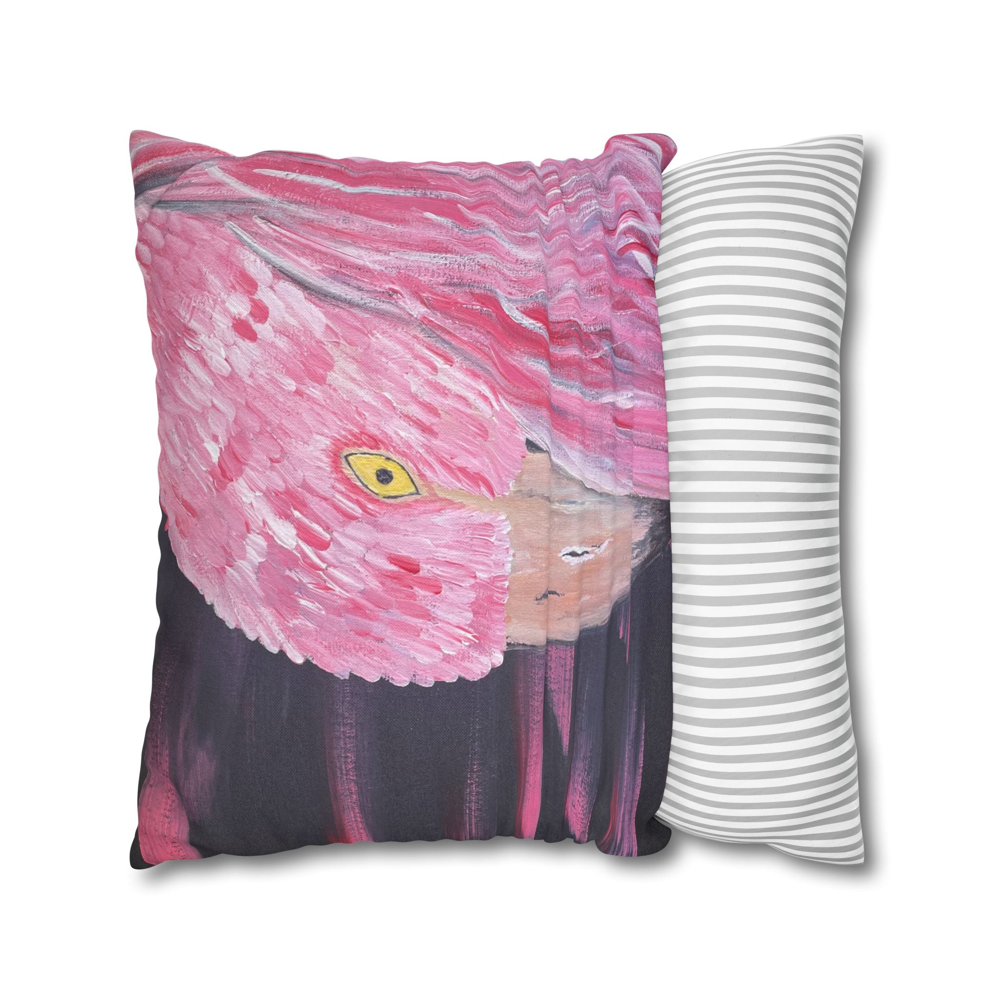 Feathered Grace Square Decorative Pillow Sham