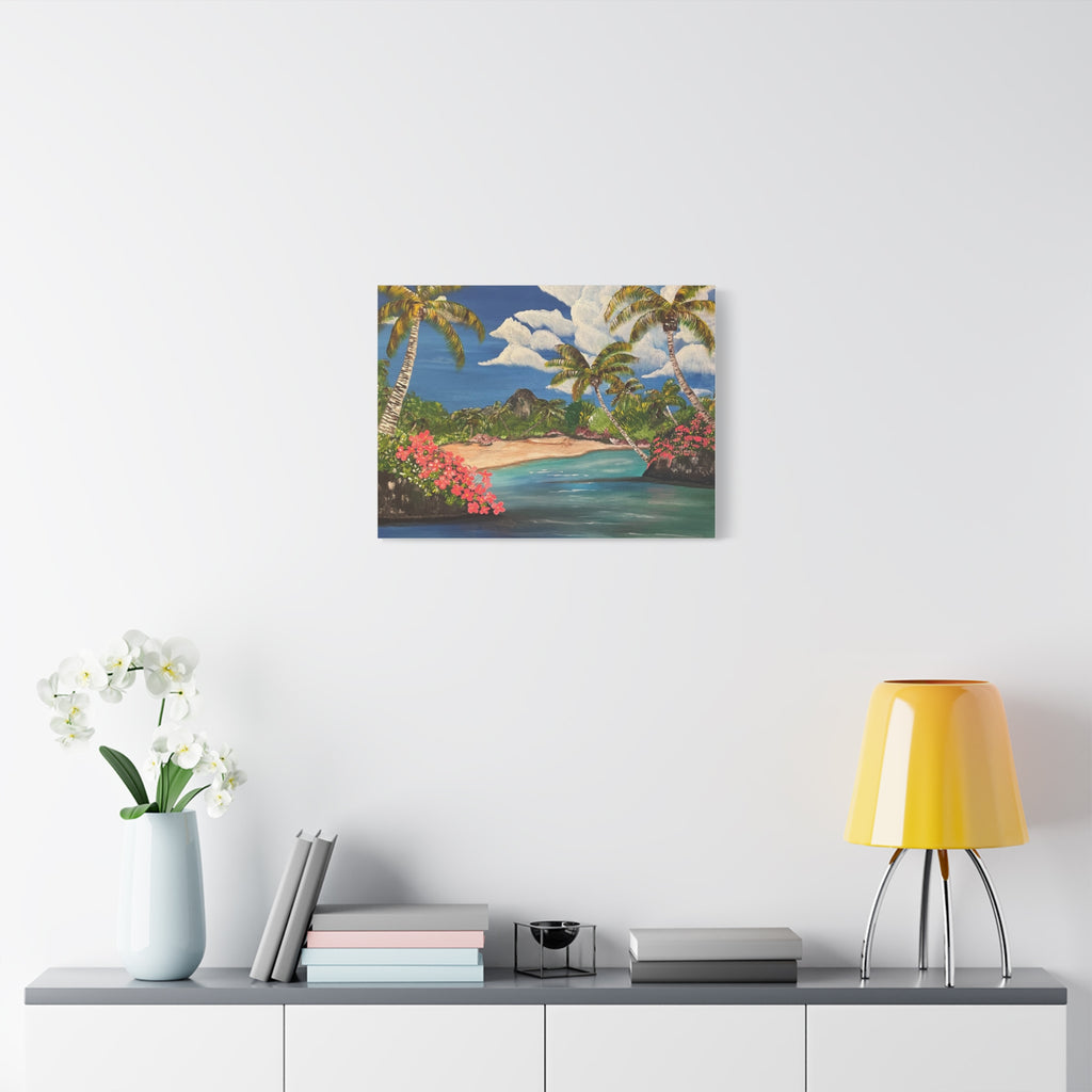 Blooming Paradise Abstract Art Canvas - Contemporary Wall Decor