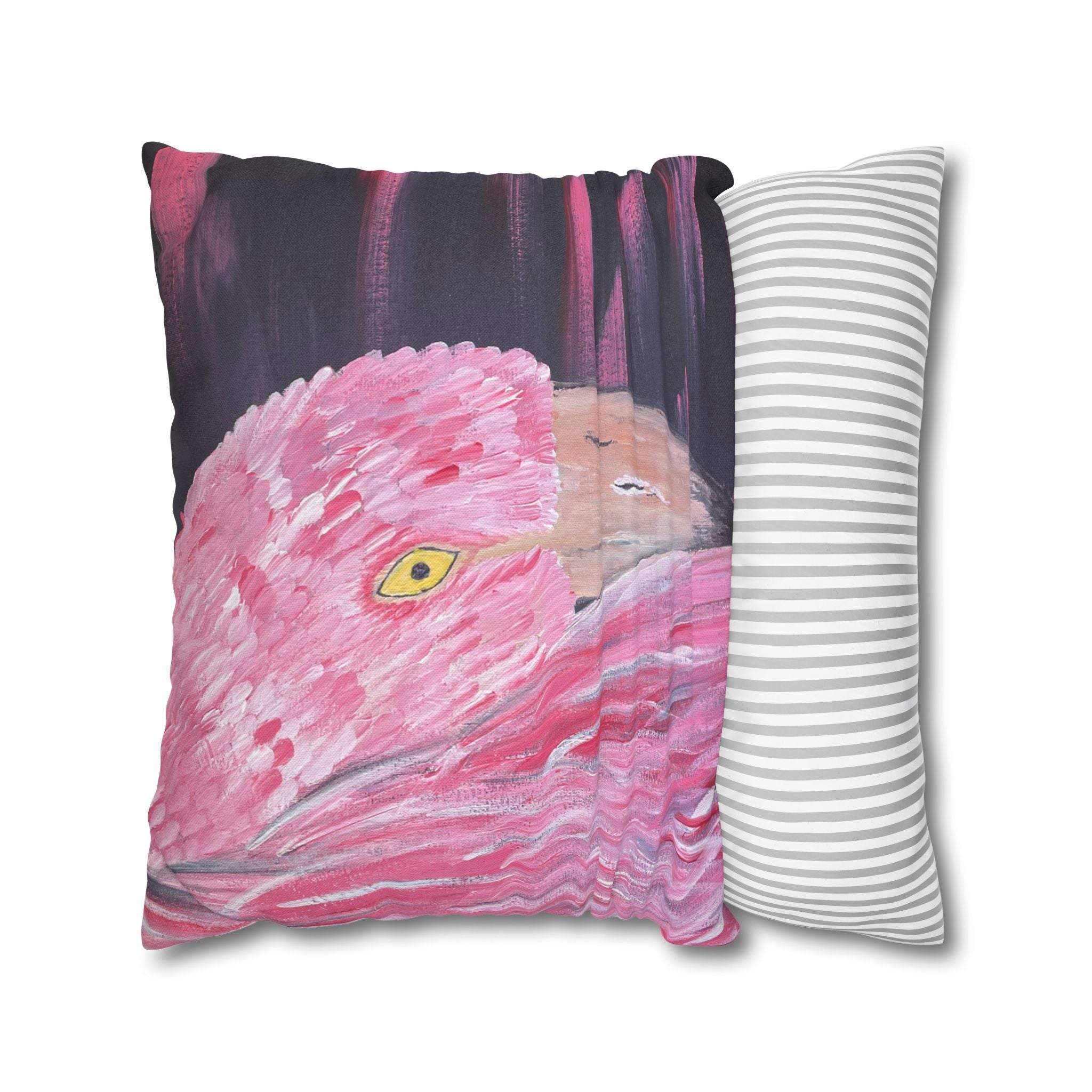 Feathered Grace Square Decorative Pillow Sham