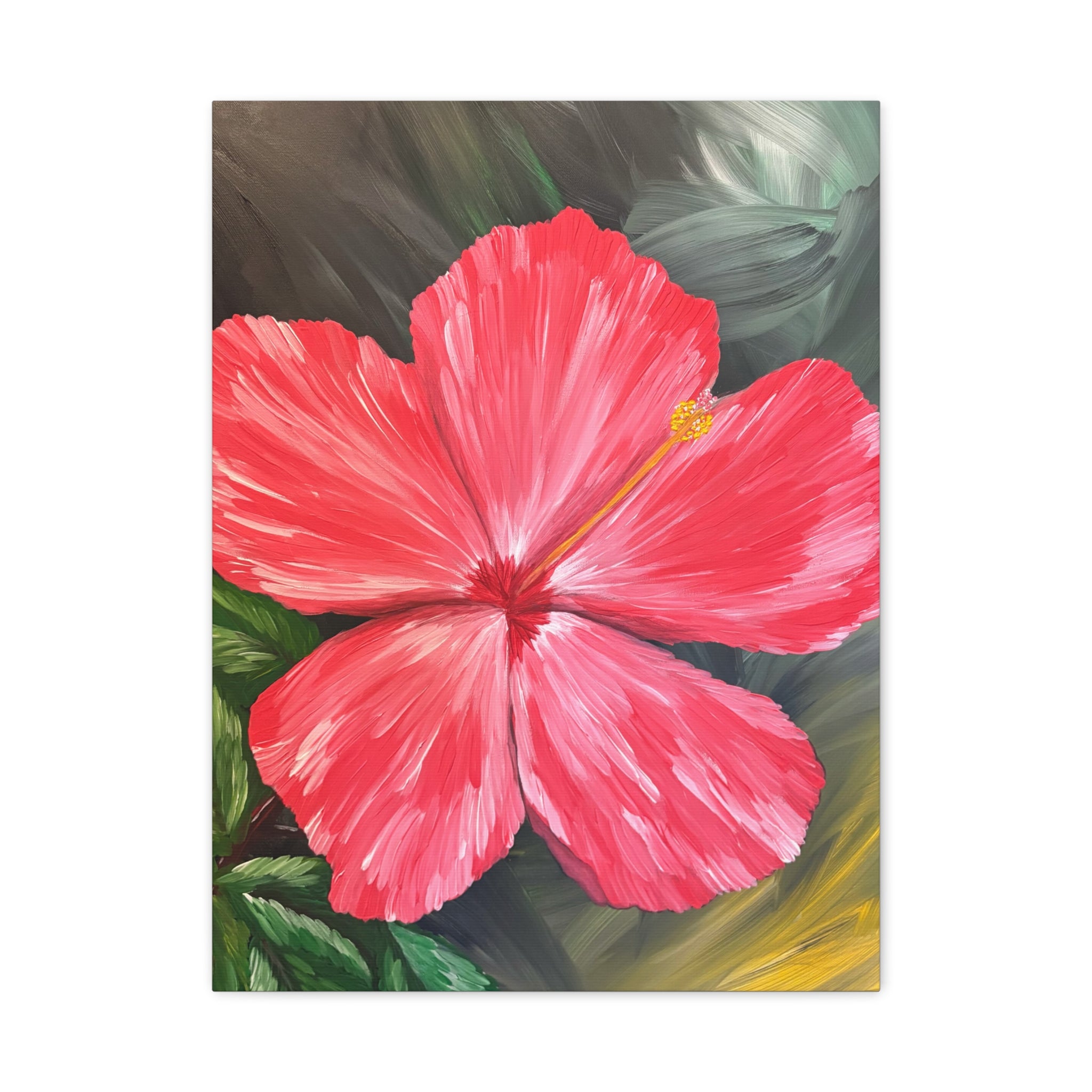 Hibiscus Hues Canvas Wall Art