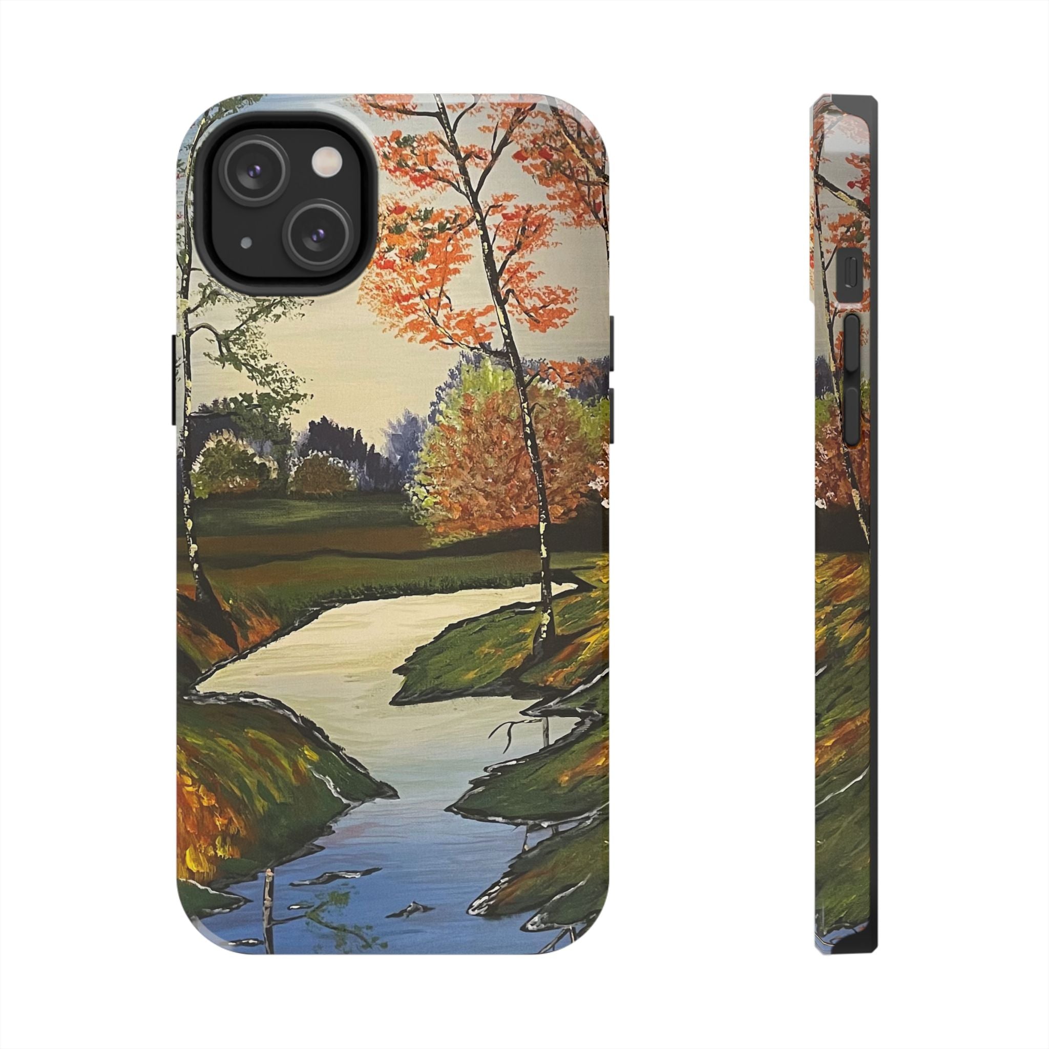 Whispering Birches Phone Case - Hand Painted Unique Designs
