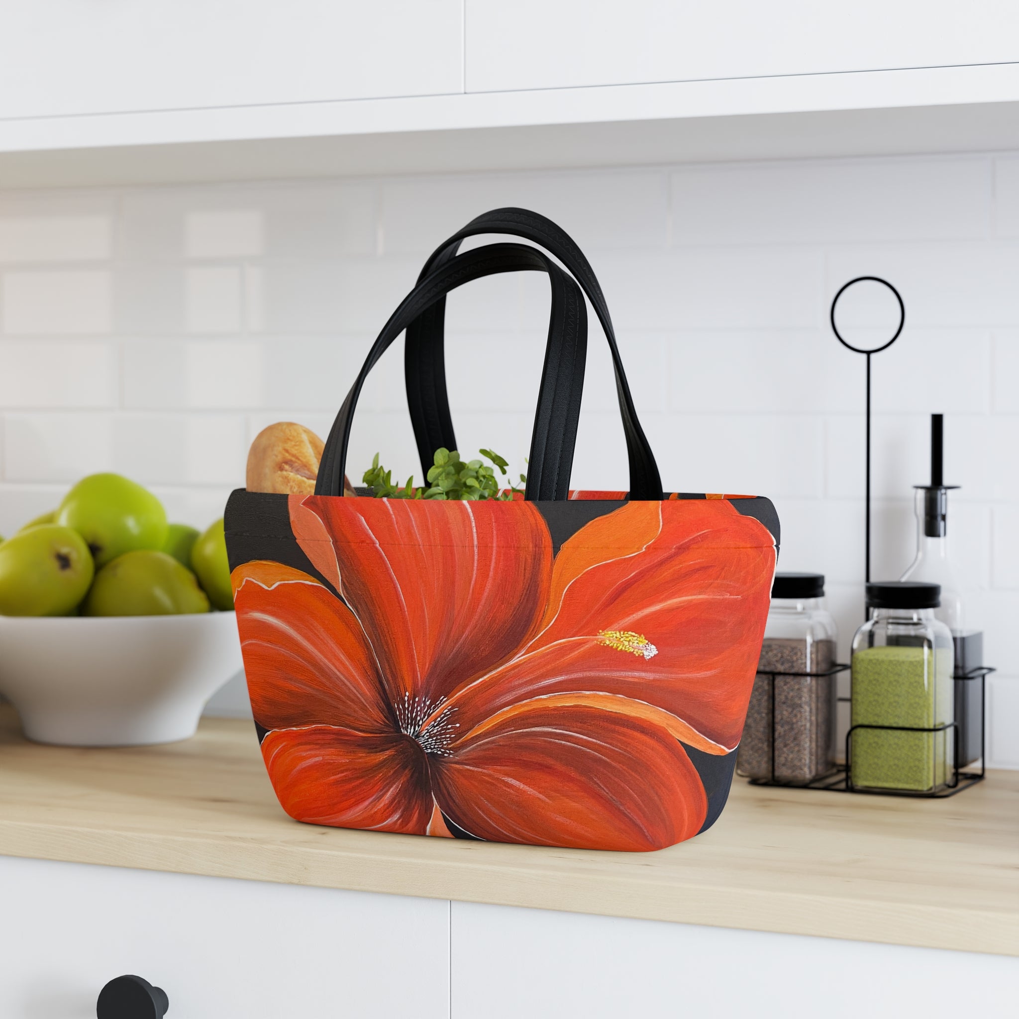 Scarlet Veil Insulated Lunch Bag