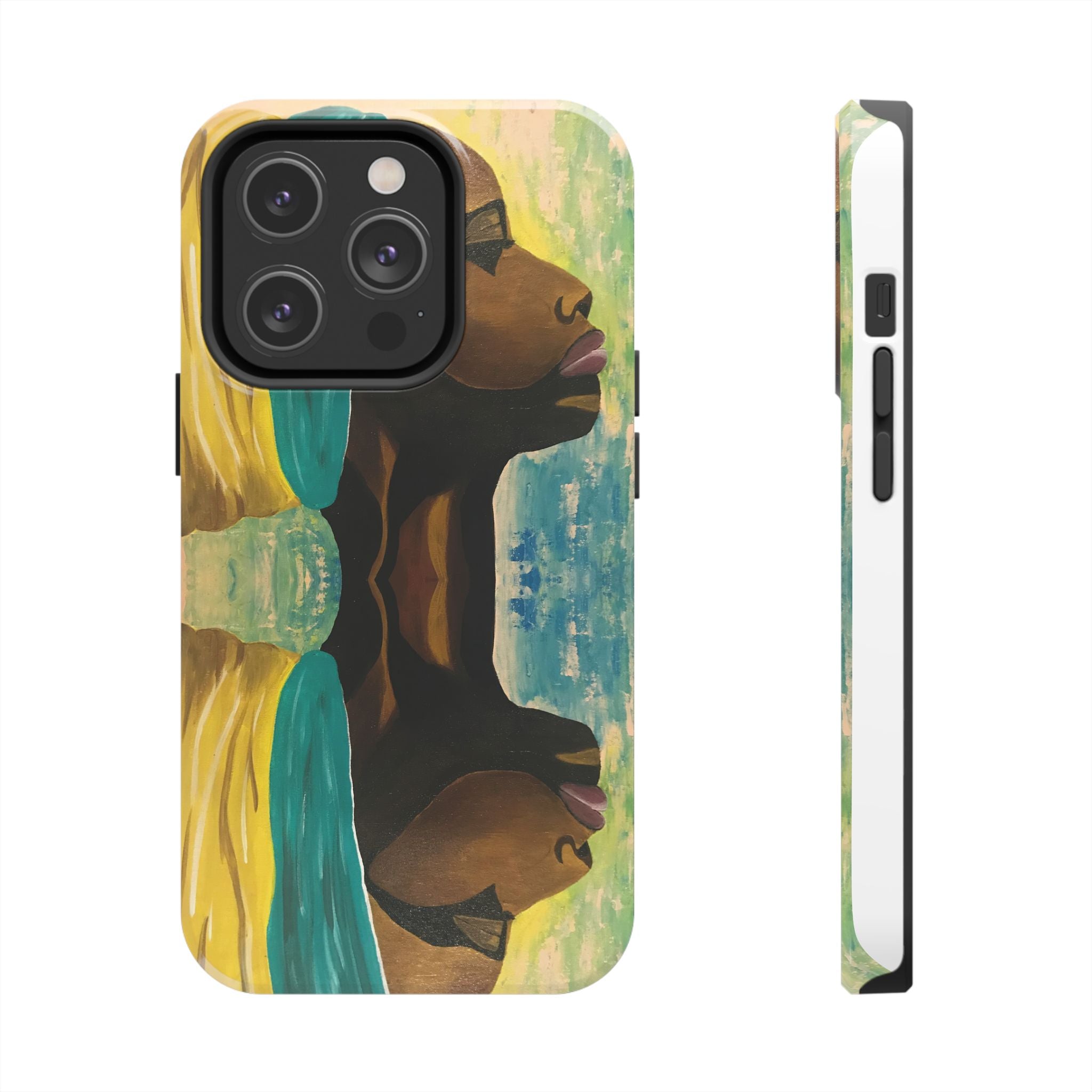 Hues of Heritage Phone Case Hand Painted