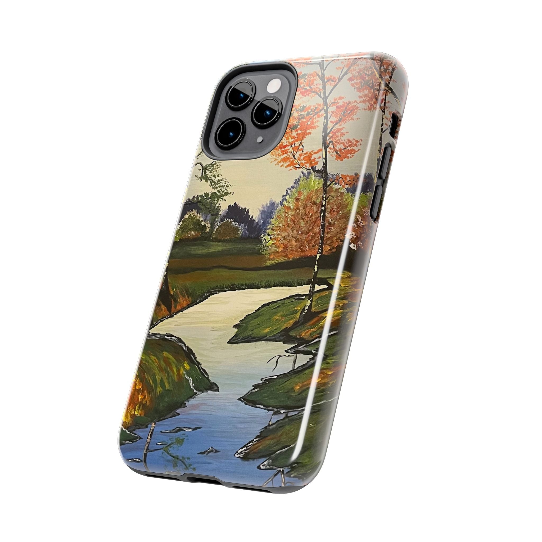 Whispering Birches Phone Case - Hand Painted Unique Designs
