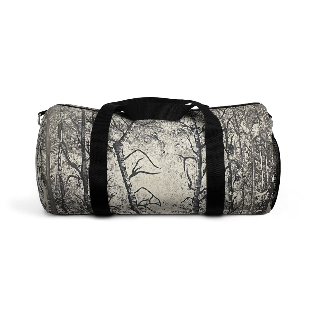 Silver Shadows Hand Painted Duffel Bag