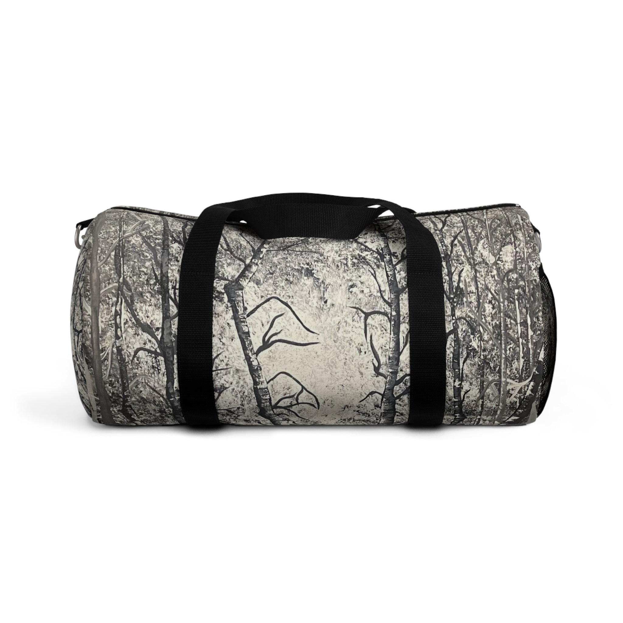 Silver Shadows Hand Painted Duffel Bag