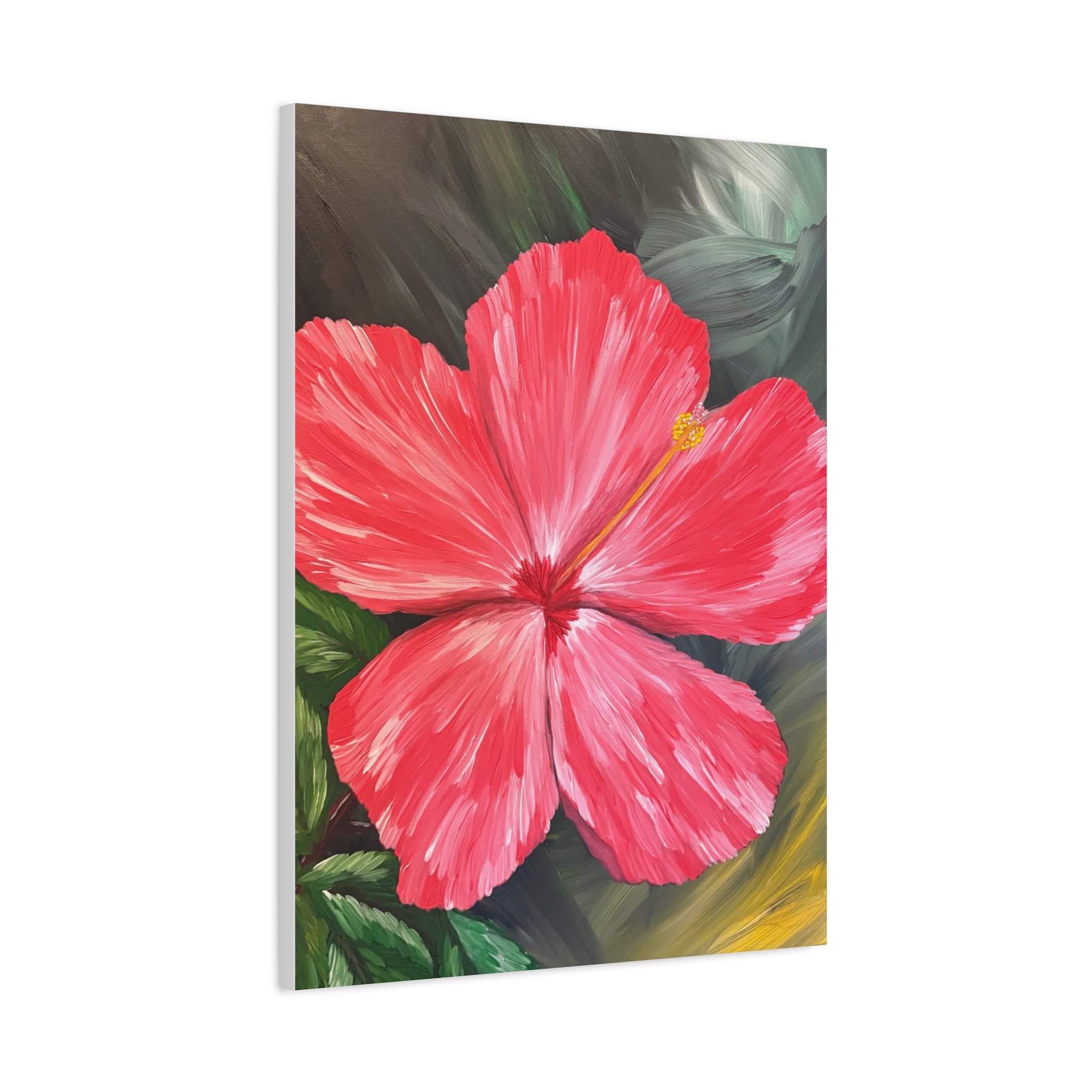 Hibiscus Hues Canvas Wall Art