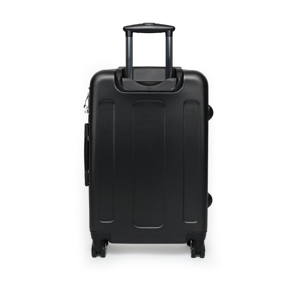 Velvet Current Handprinted Colorful Suitcase