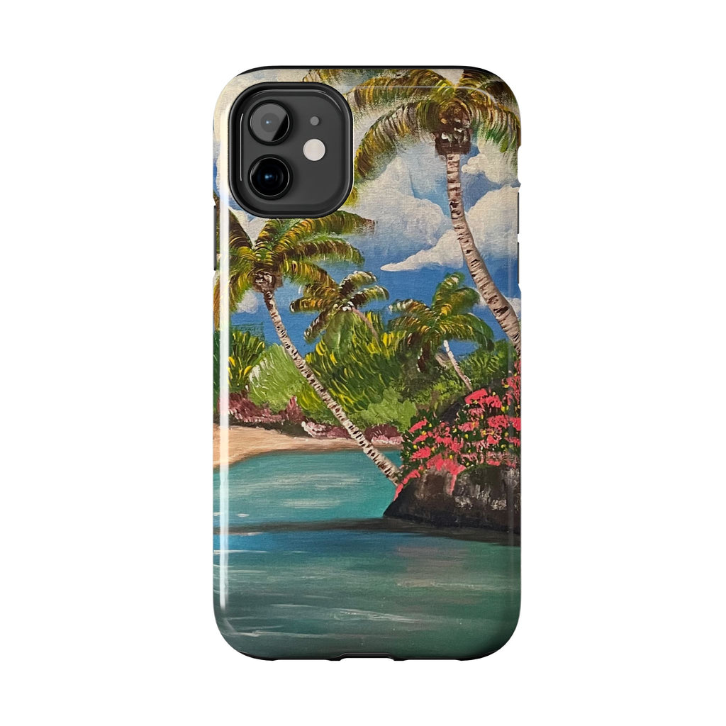 Blooming Paradise Phone Case Hand Painted Unique Designs