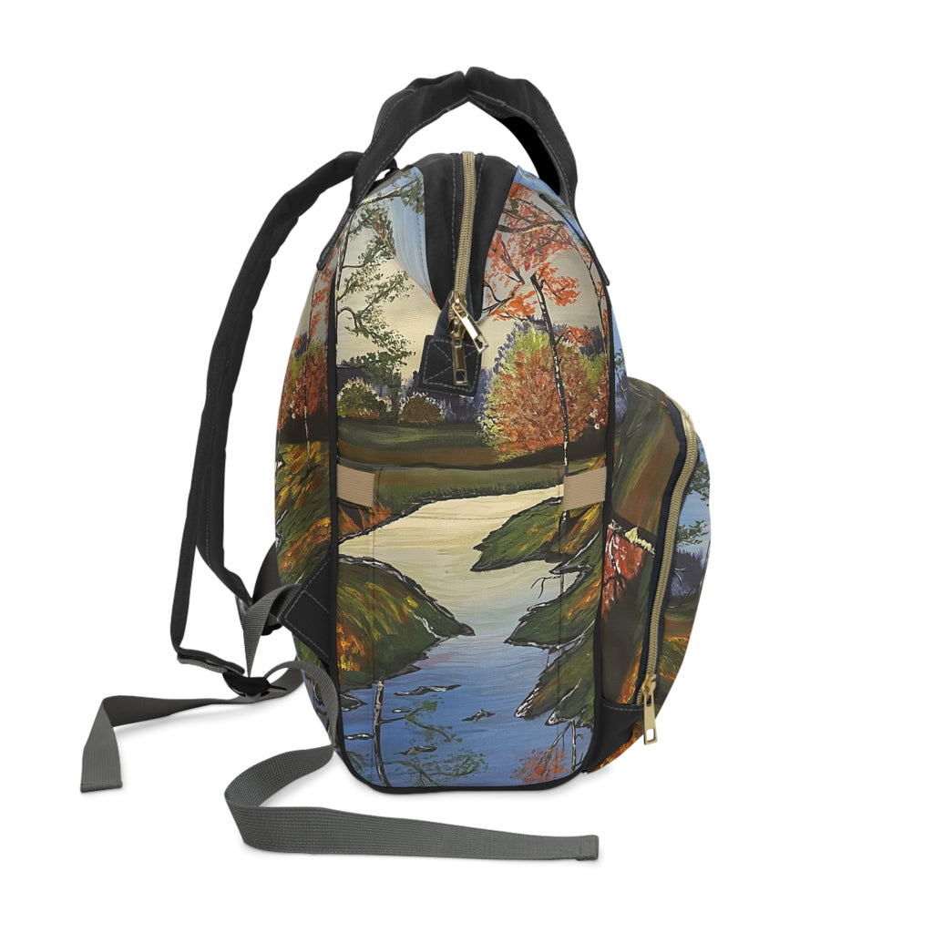 Whispering Birches Multifunctional Backpack