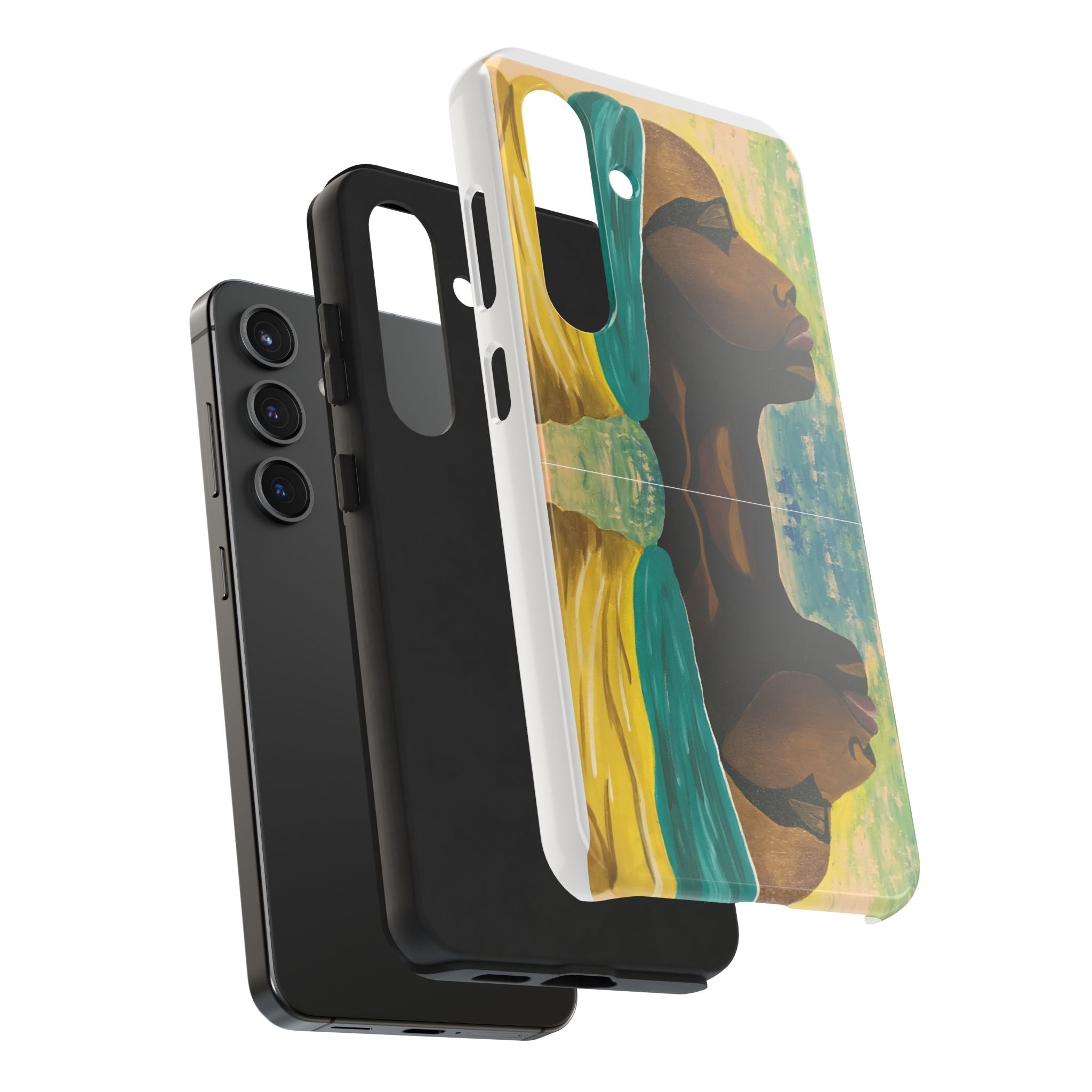 Hues of Heritage Phone Case Hand Painted