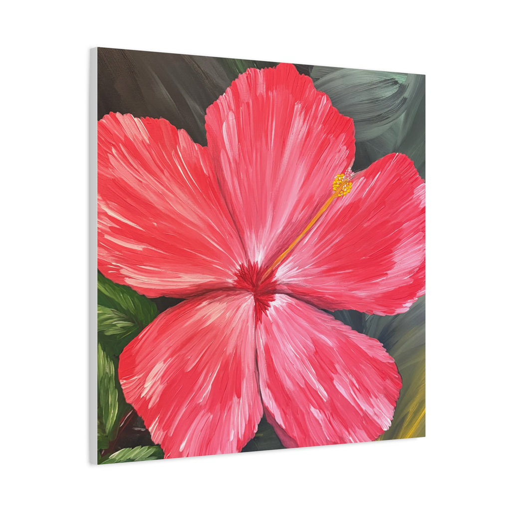 Hibiscus Hues Canvas Wall Art