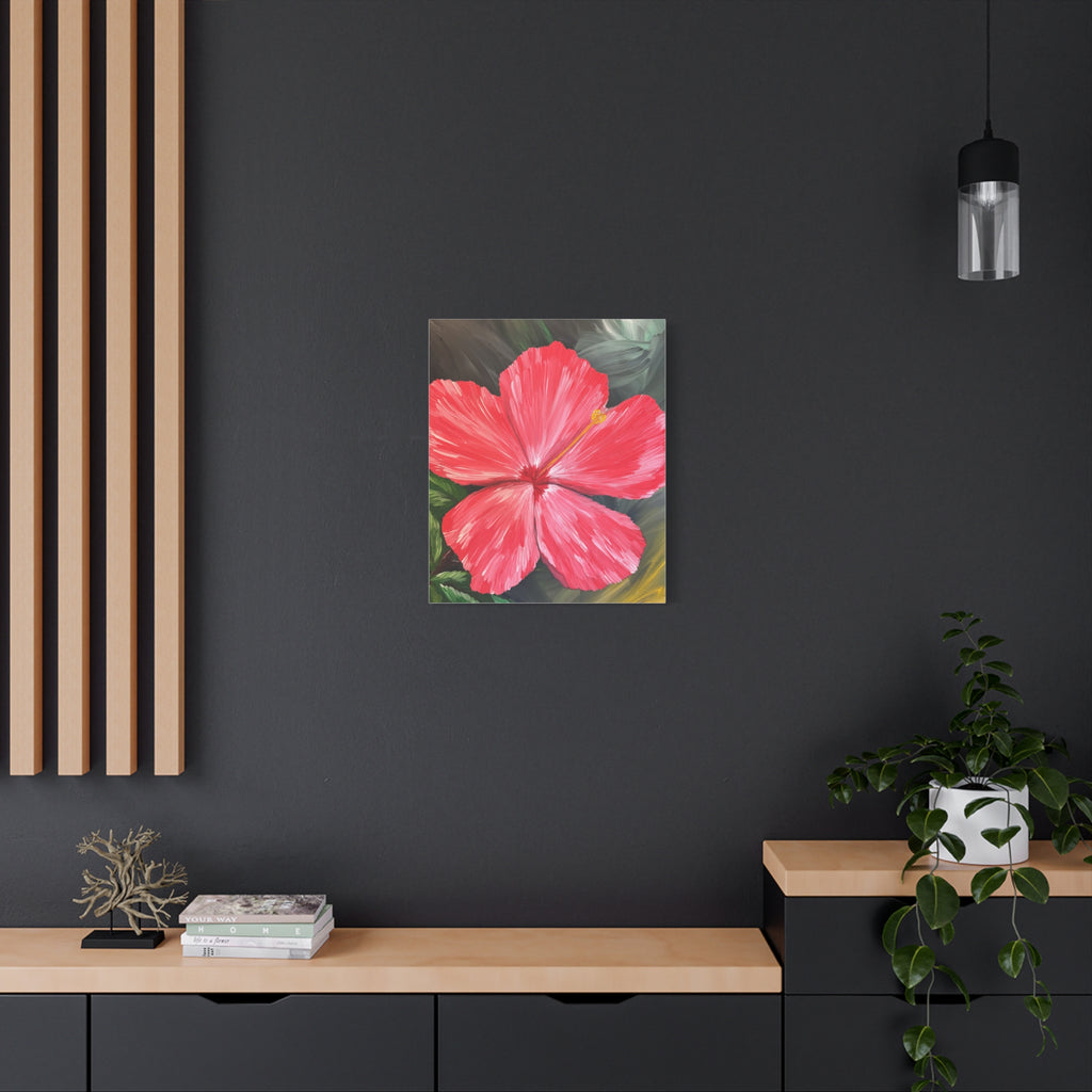 Hibiscus Hues Canvas Wall Art