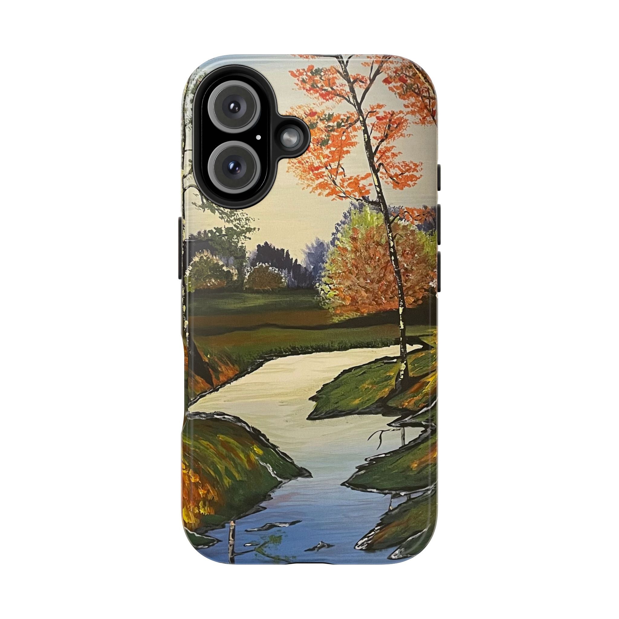 Whispering Birches Phone Case - Hand Painted Unique Designs