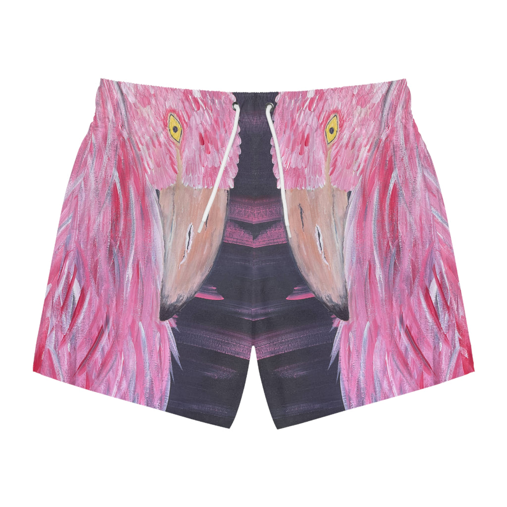 Feathered Grace Swim Trunks