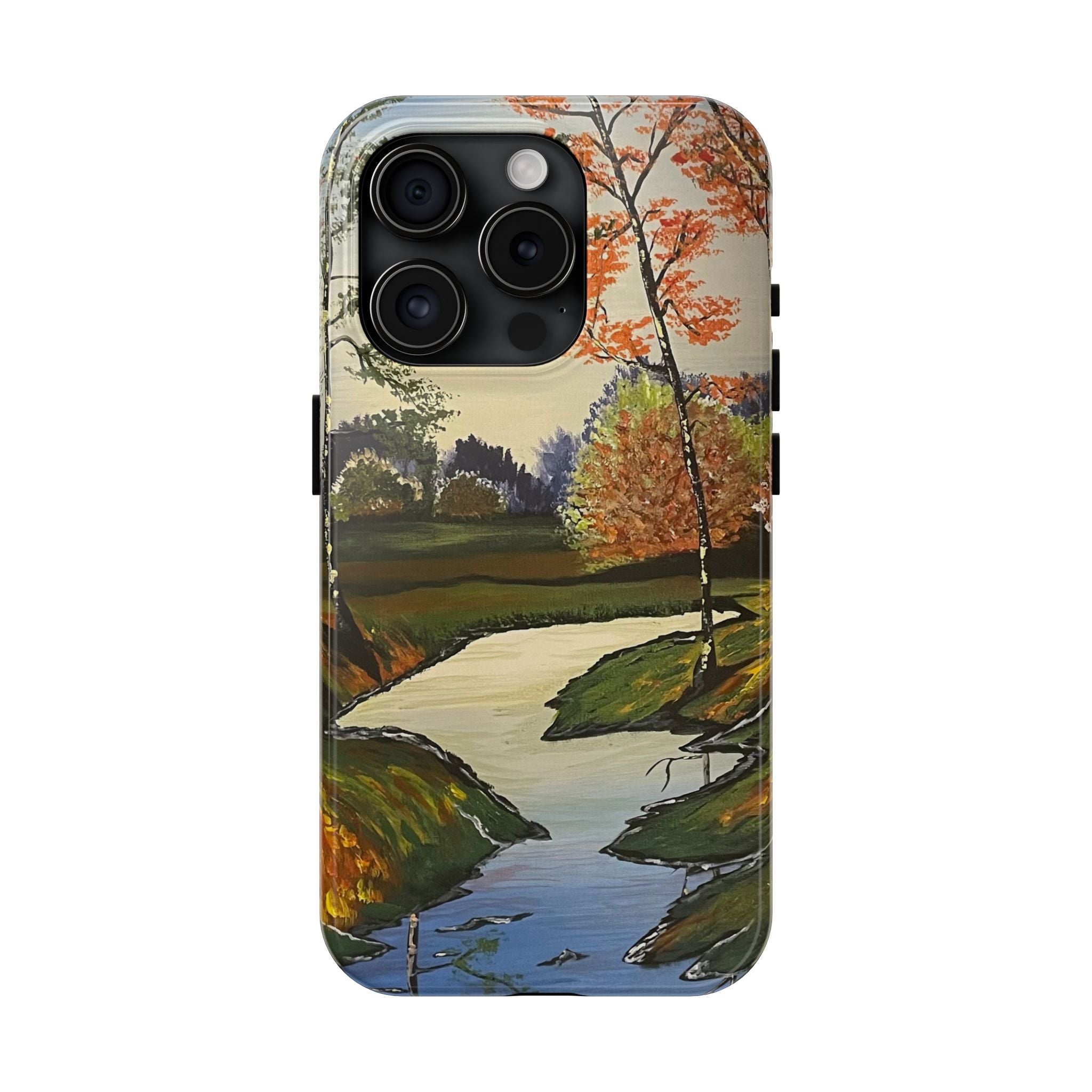 Whispering Birches Phone Case - Hand Painted Unique Designs