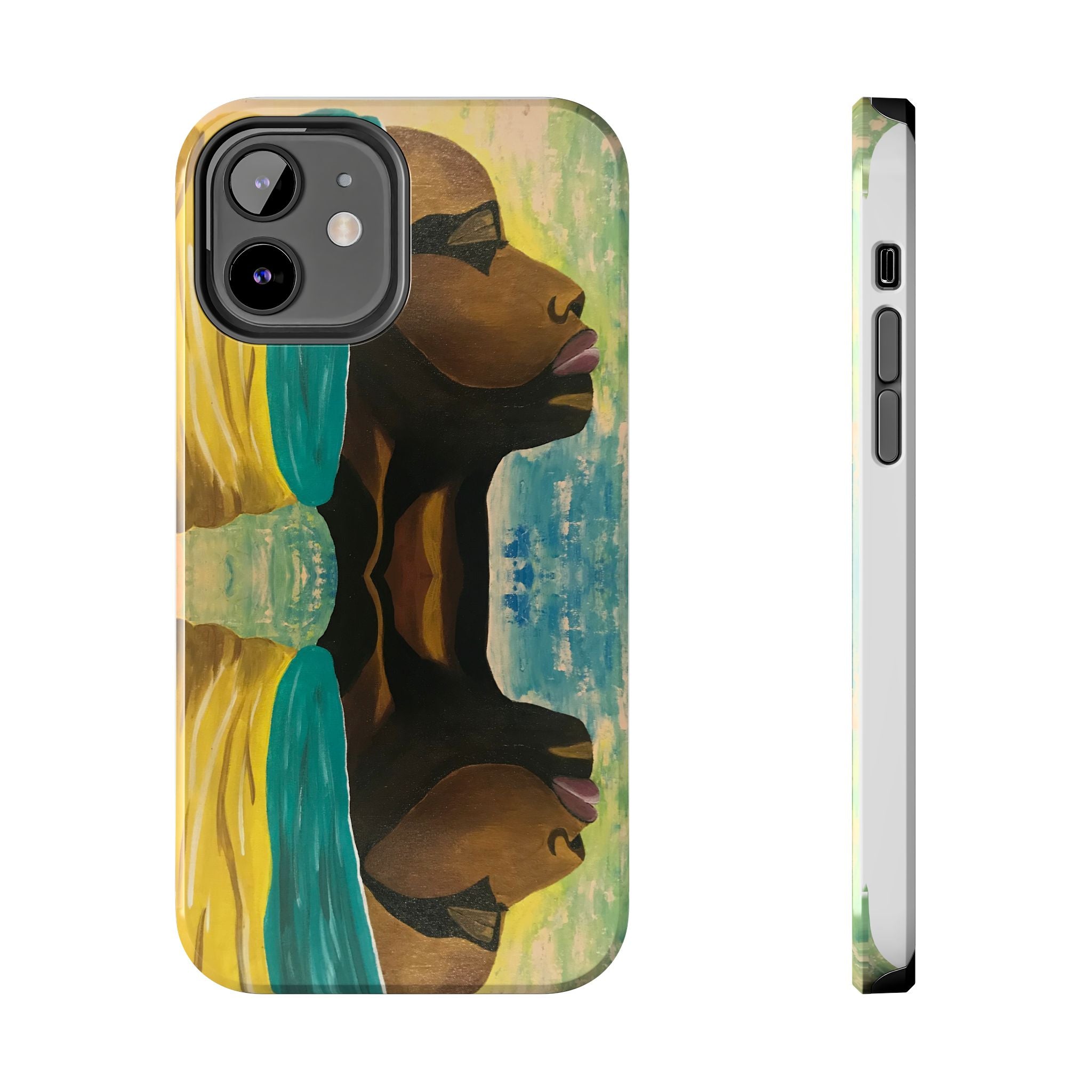 Hues of Heritage Phone Case Hand Painted
