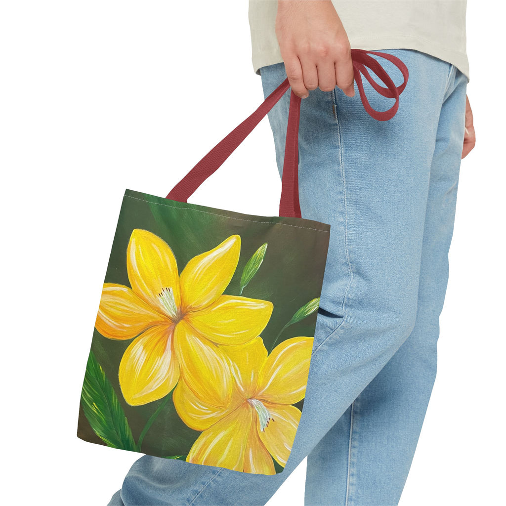 Golden Bloom Tote Bag