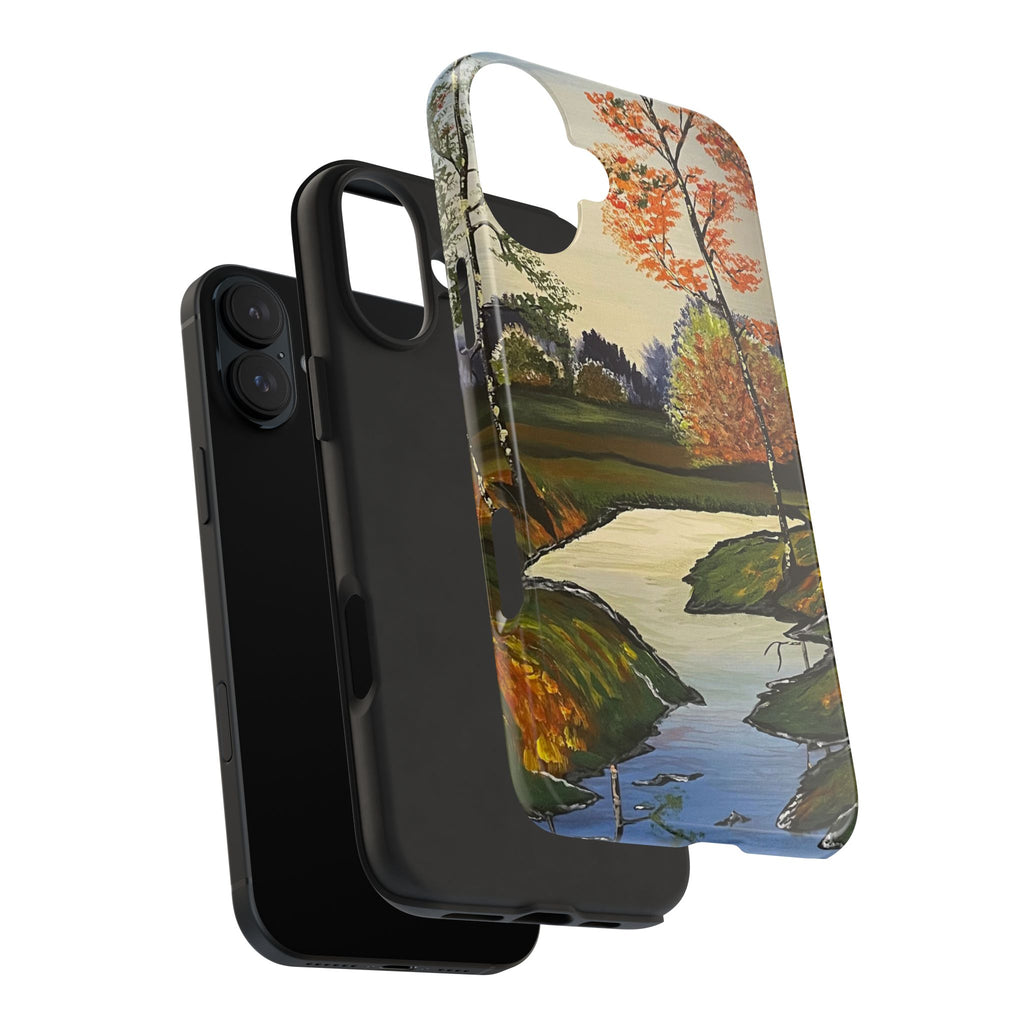Whispering Birches Phone Case - Hand Painted Unique Designs