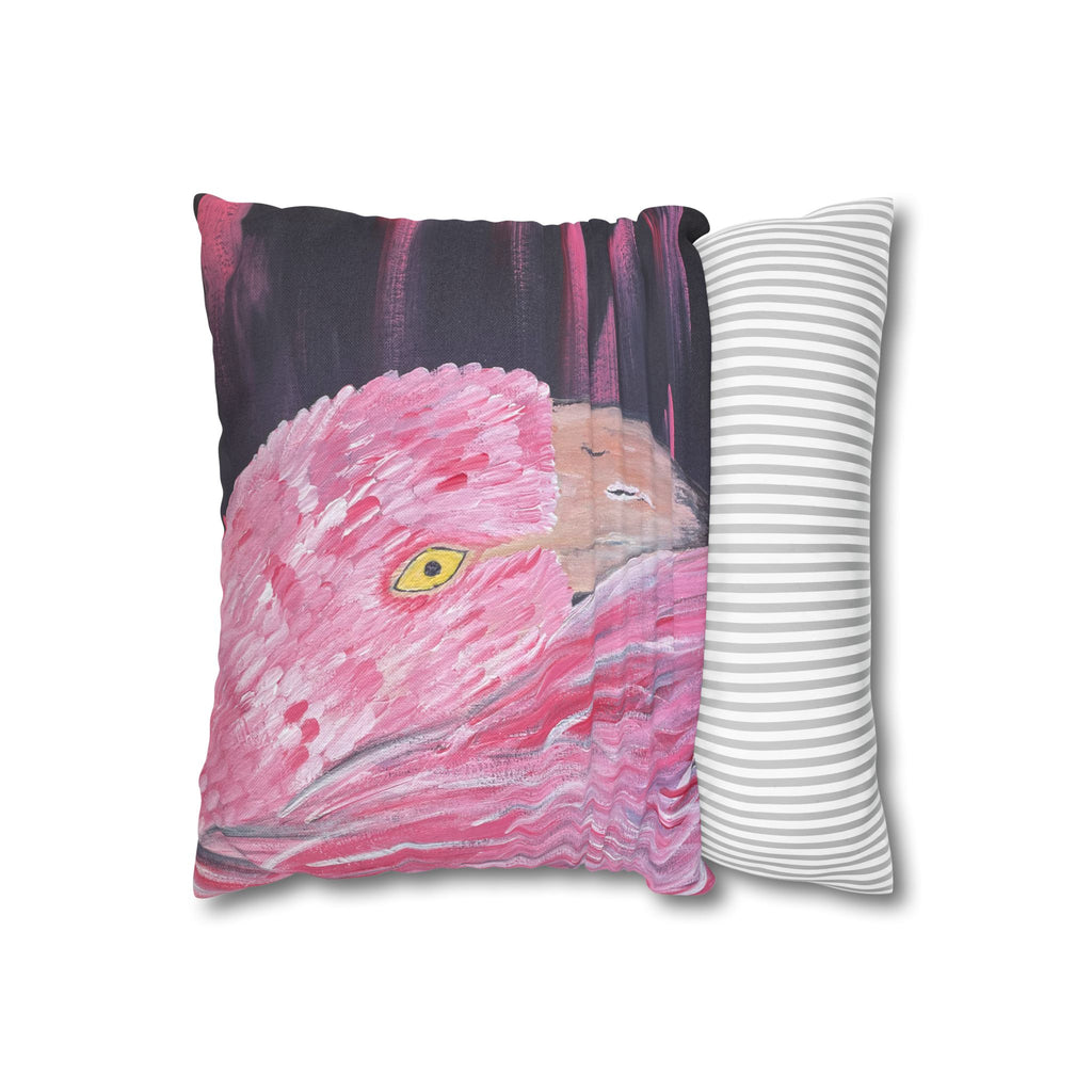 Feathered Grace Square Decorative Pillow Sham