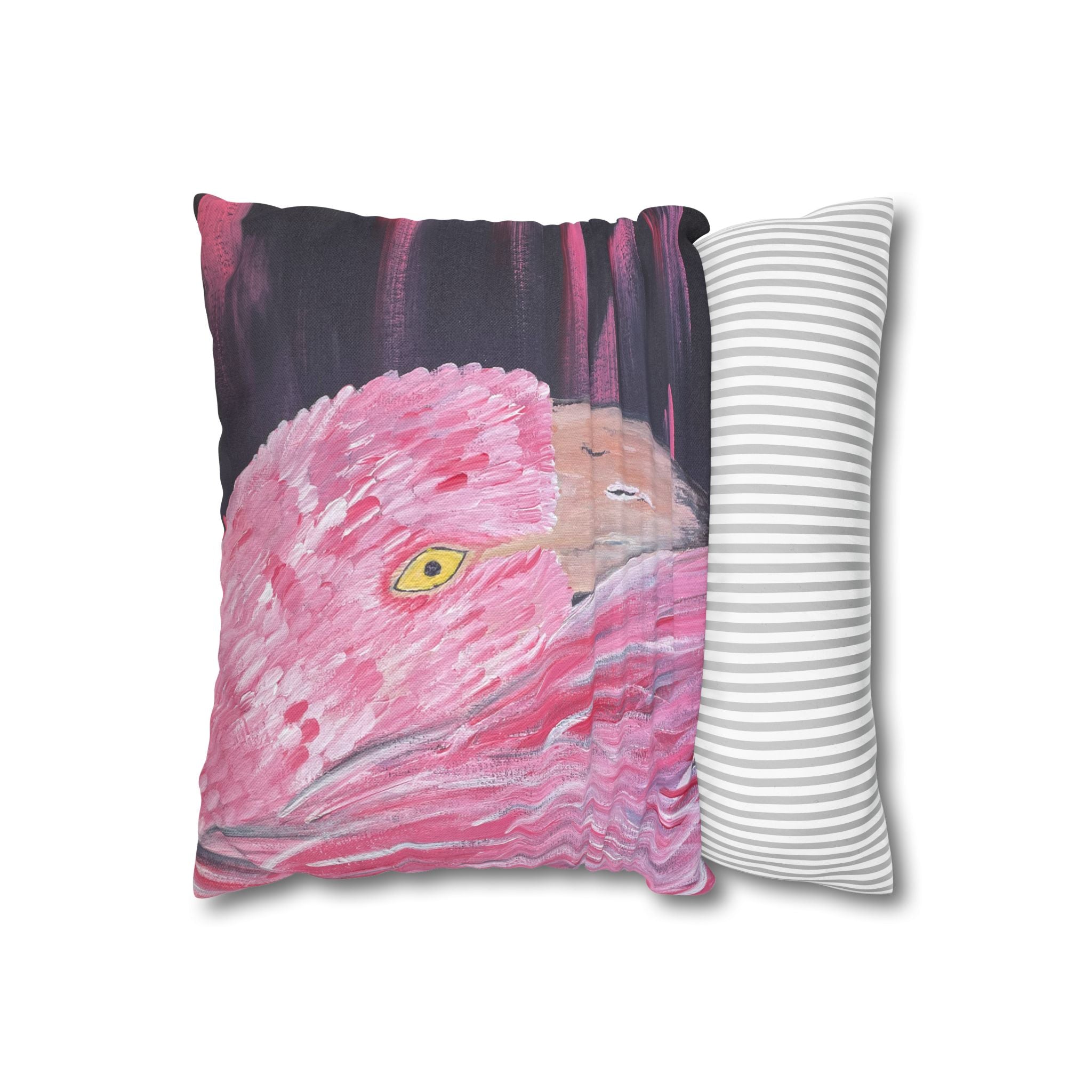 Feathered Grace Square Decorative Pillow Sham