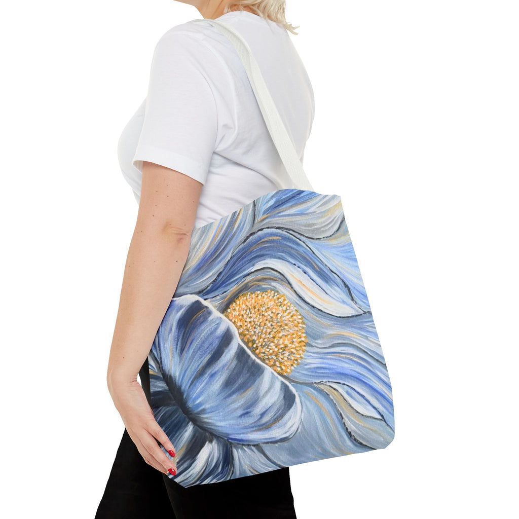 Velvet Current Hand Painted Tote Bag