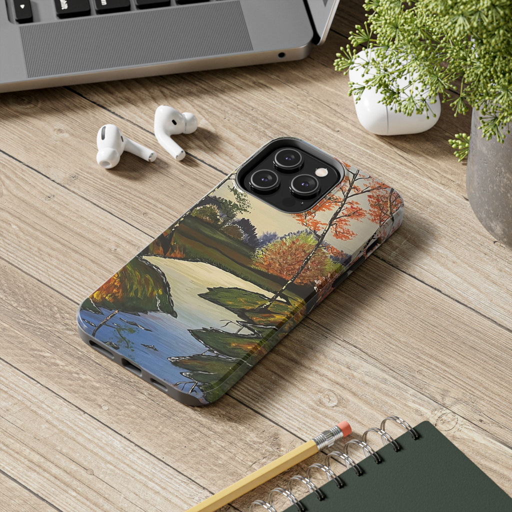 Whispering Birches Phone Case - Hand Painted Unique Designs