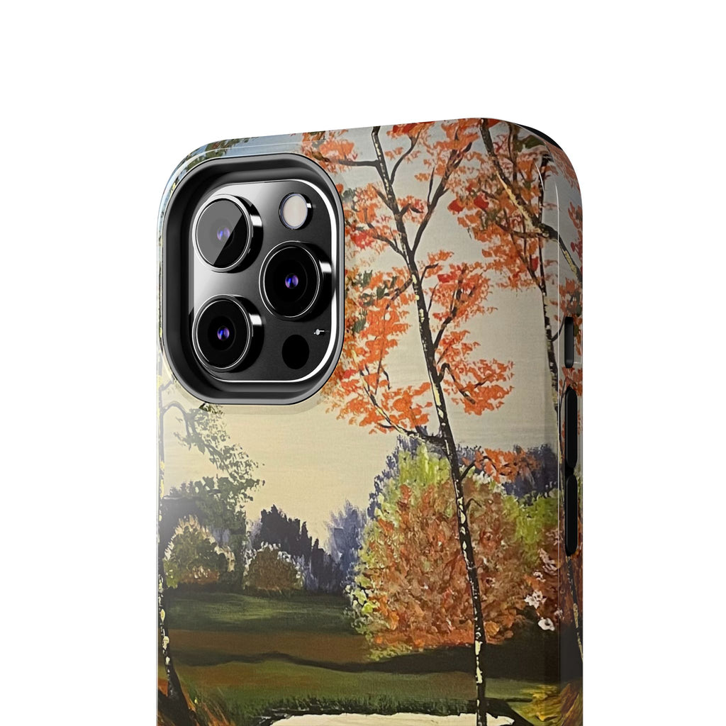 Whispering Birches Phone Case - Hand Painted Unique Designs