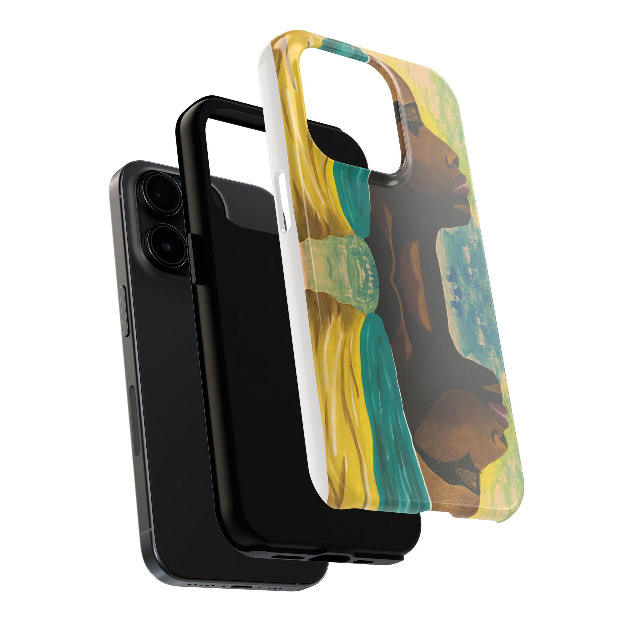Hues of Heritage Phone Case Hand Painted