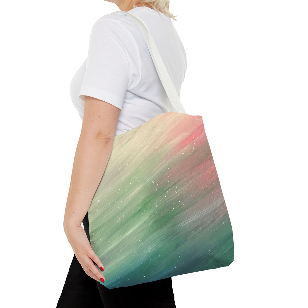 North Sky Hand Painted Tote Bag