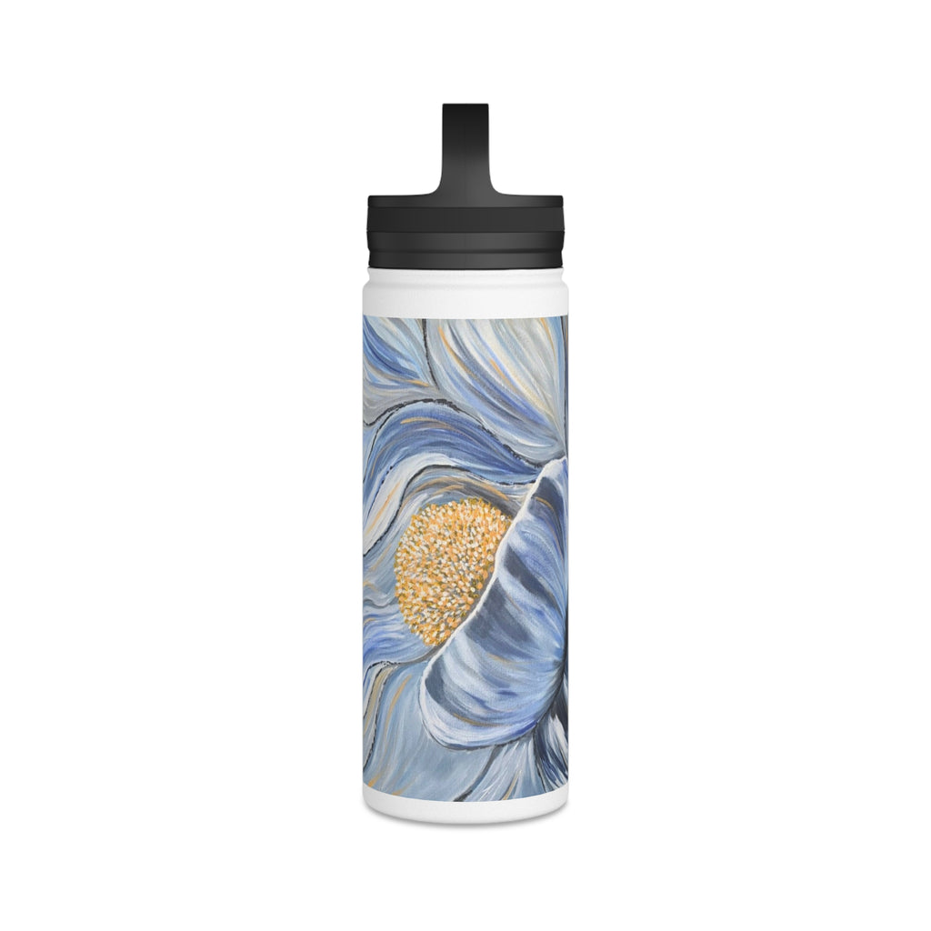 Velvet Current Stainless Steel Water Bottle with Handle Lid