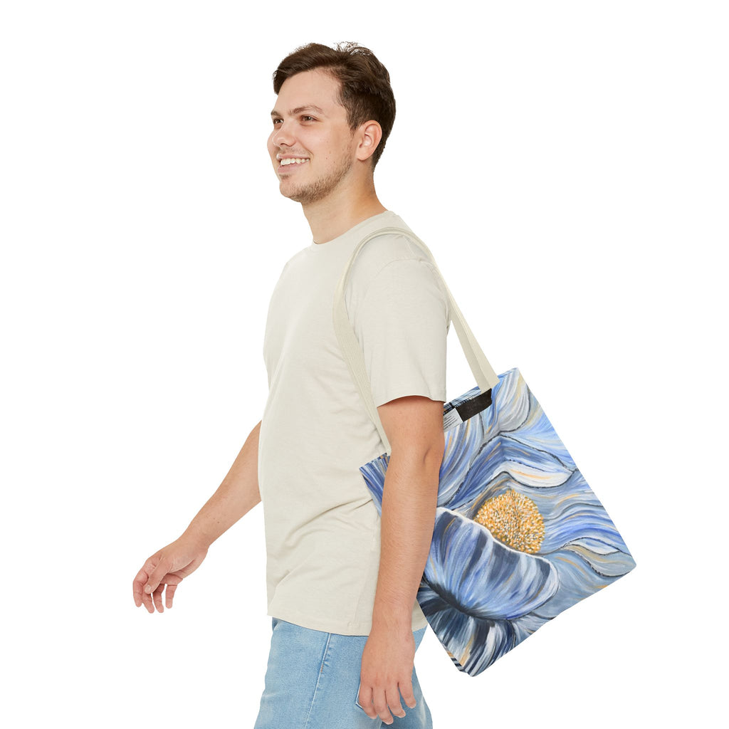Velvet Current Hand Painted Tote Bag