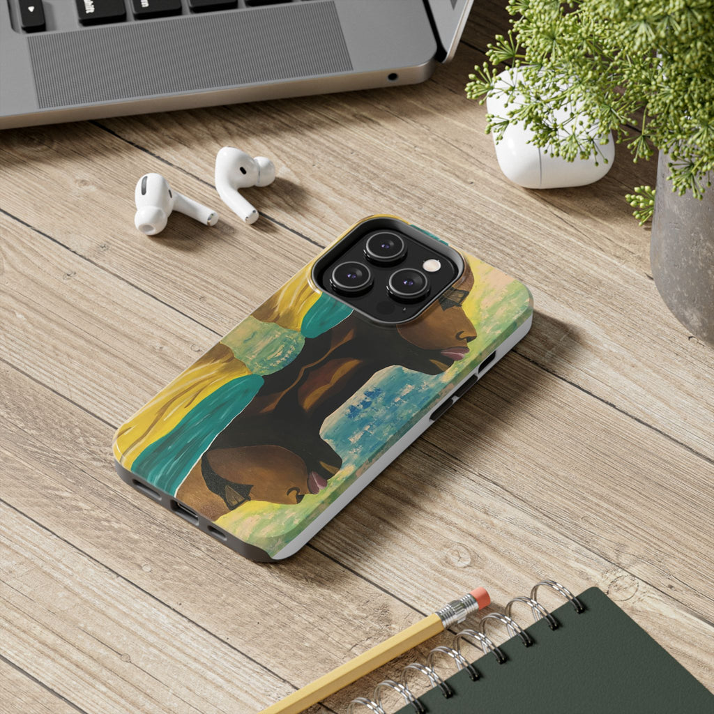Hues of Heritage Phone Case Hand Painted