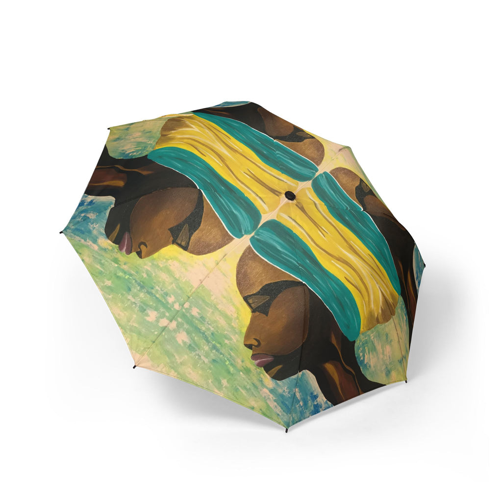 Hues of Heritage Umbrella Hand Painted Design