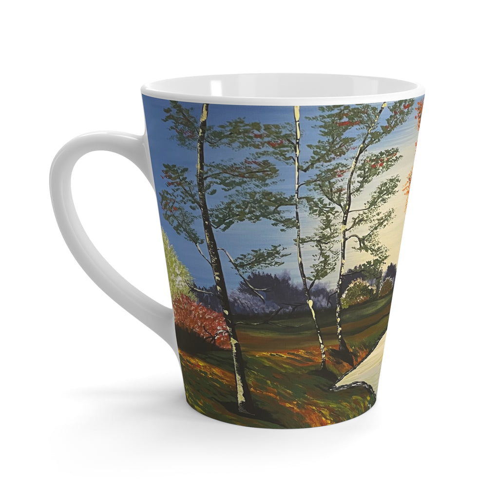 Whispering Birches Latte Mug